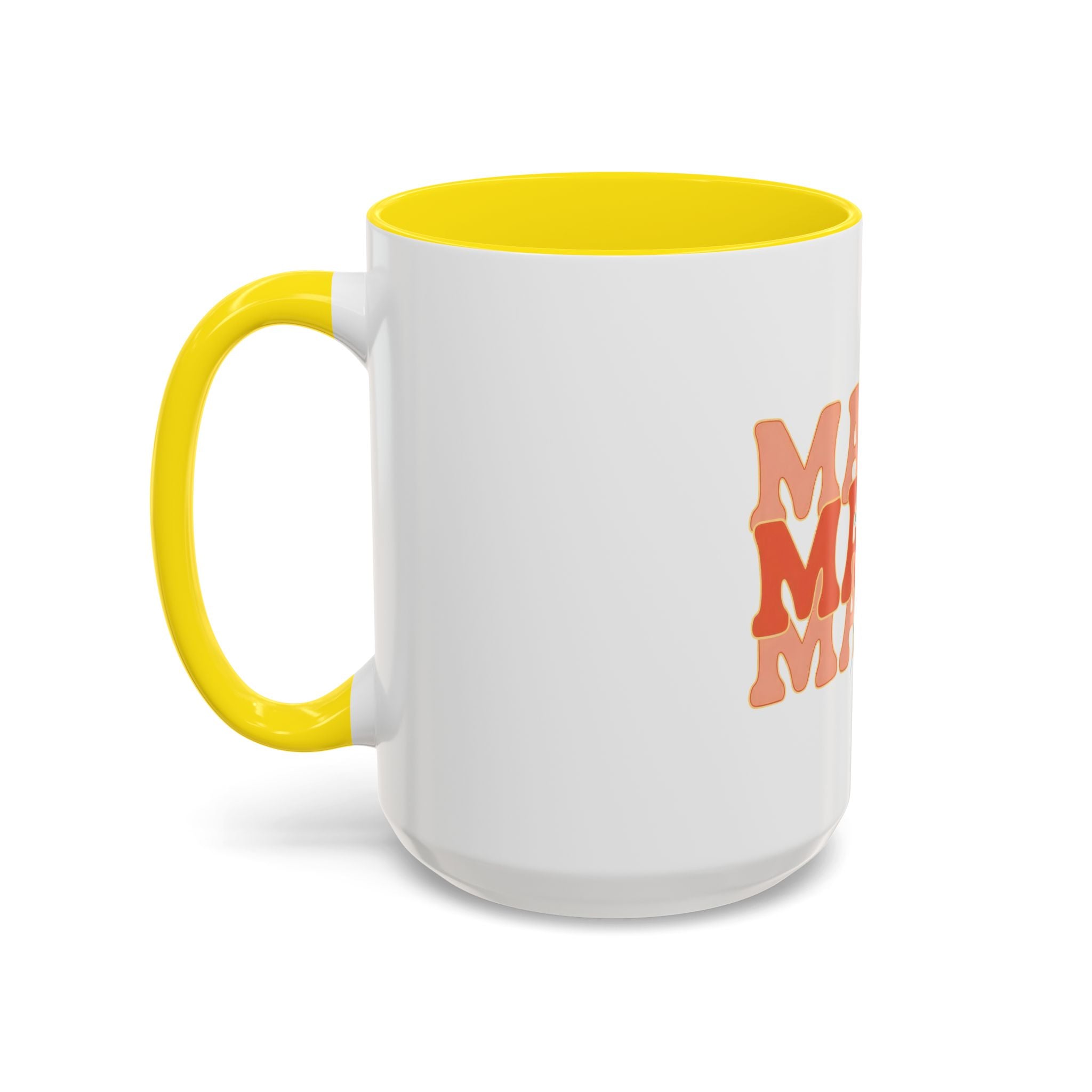 Mama Lightning Bolt Accent Coffee Mug — Retro Boho Mom Gift (11/15oz)