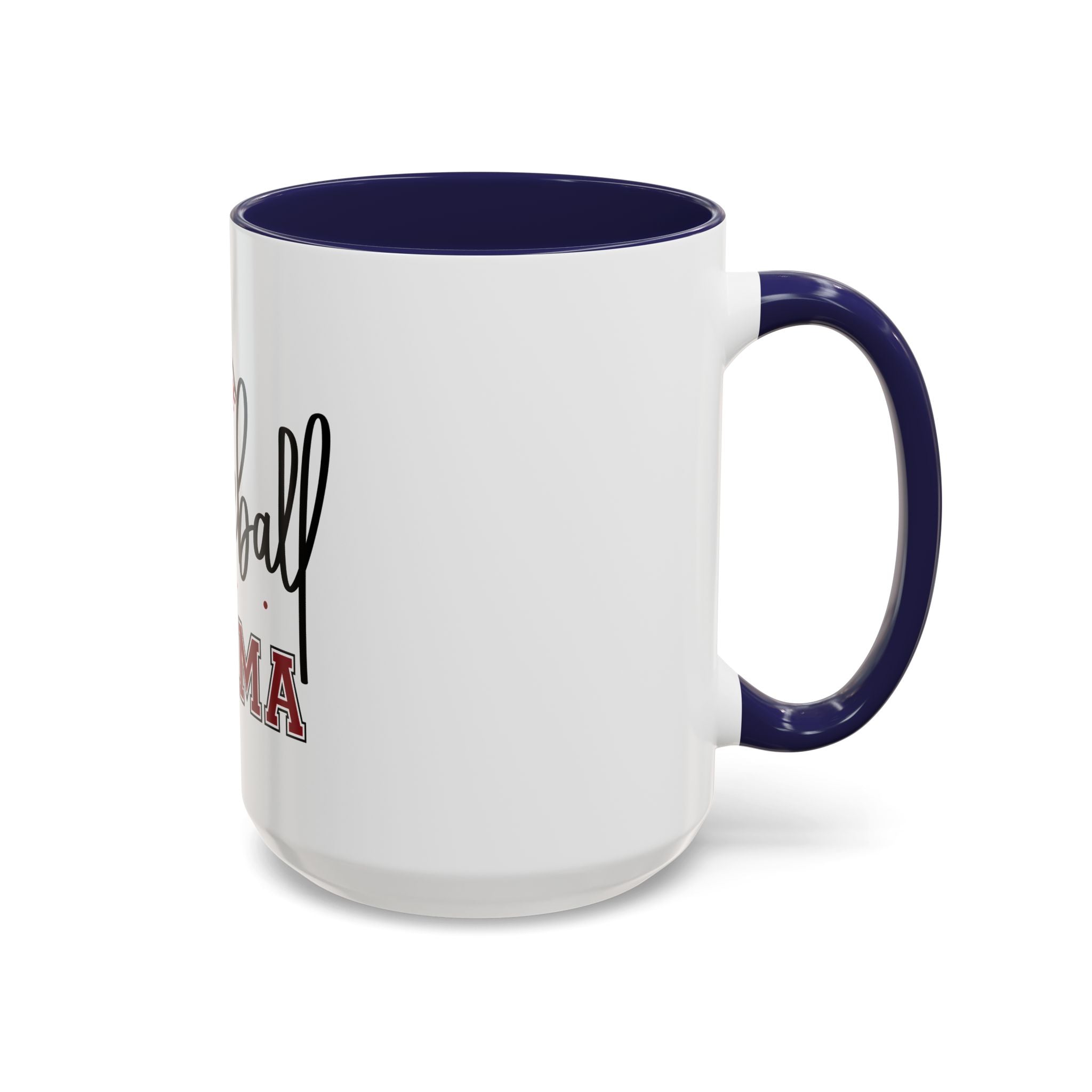 Baseball Mama Accent Coffee Mug — 11/15oz Ceramic Gift for Baseball Moms