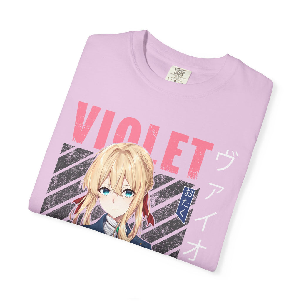 Violet Otaku Anime Graphic T-Shirt
