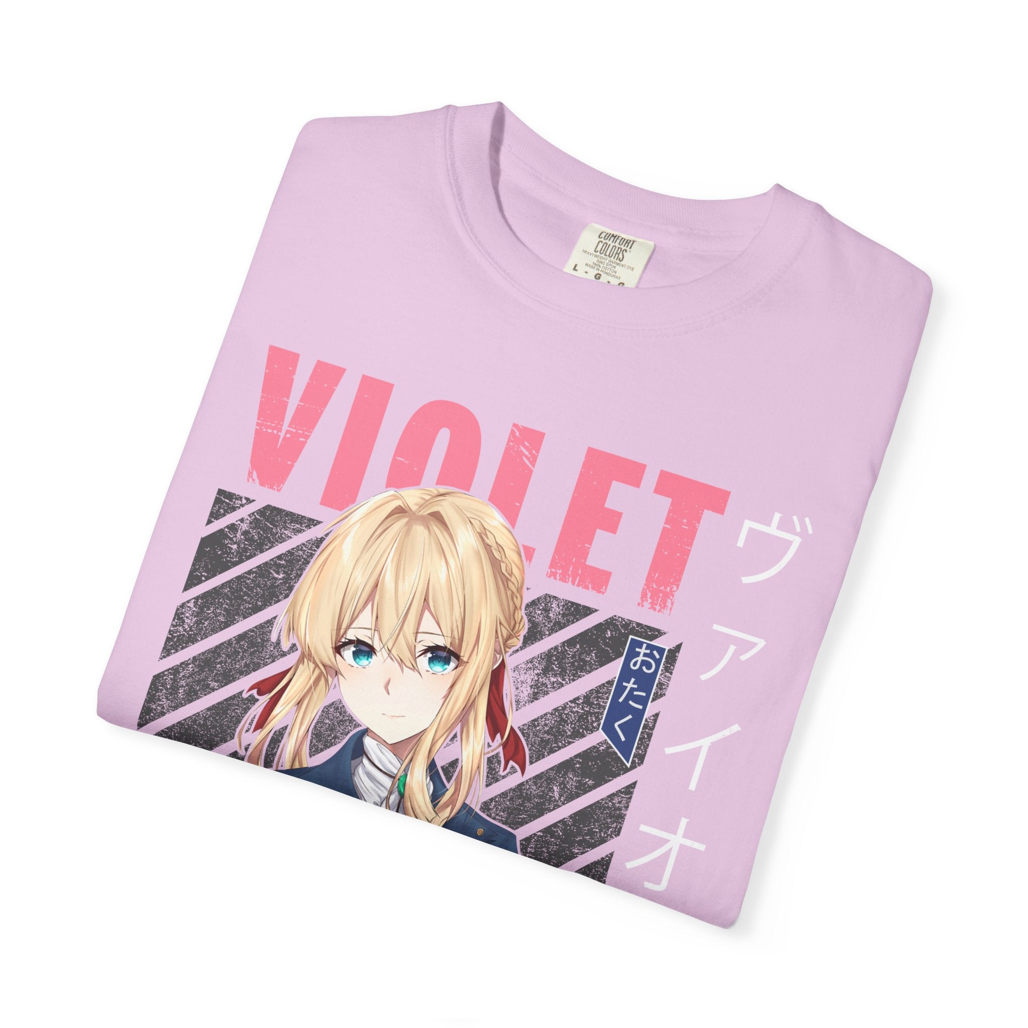 Violet Otaku Anime Graphic T-Shirt