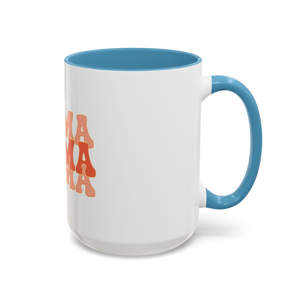 Mama Lightning Bolt Accent Coffee Mug — Retro Boho Mom Gift (11/15oz)