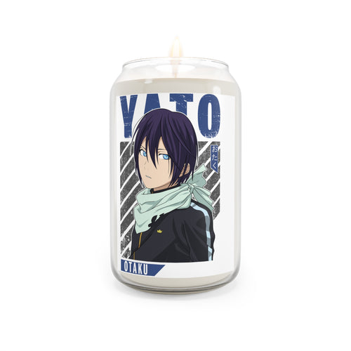 Anime Character Soy Candle — Yato Design, 13.75oz Scented Jar