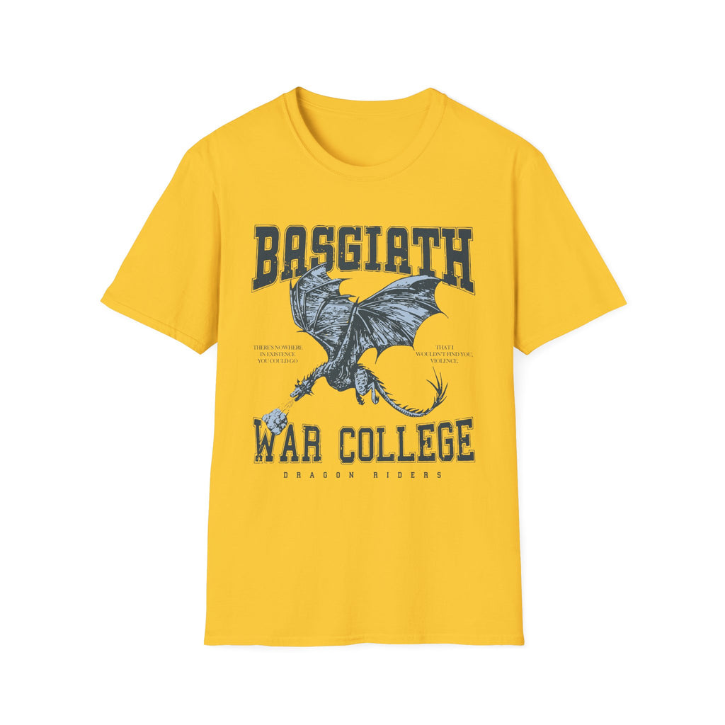 Basgiath War College Dragon T-Shirt — Fantasy Military School Graphic Tee