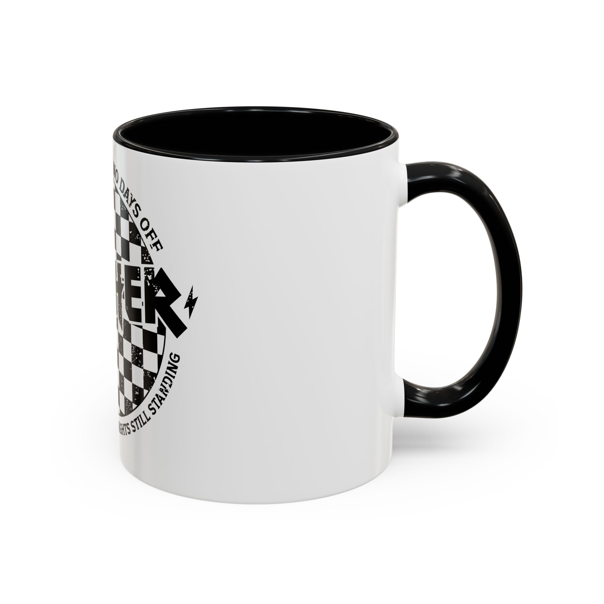 Mother Checkerboard Coffee Mug — "Full Time Job With No Days Off"