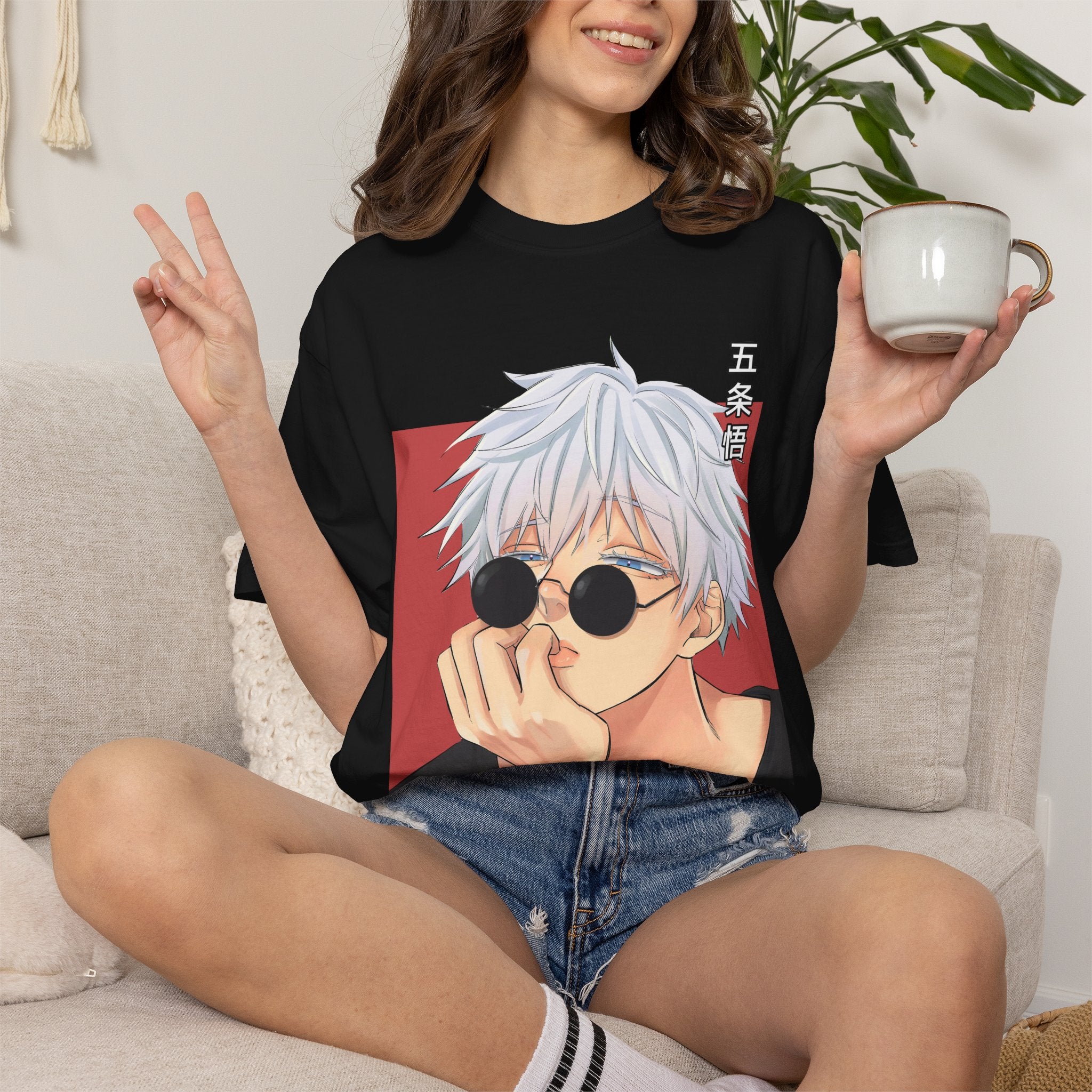 Satoru Anime Art T-Shirt