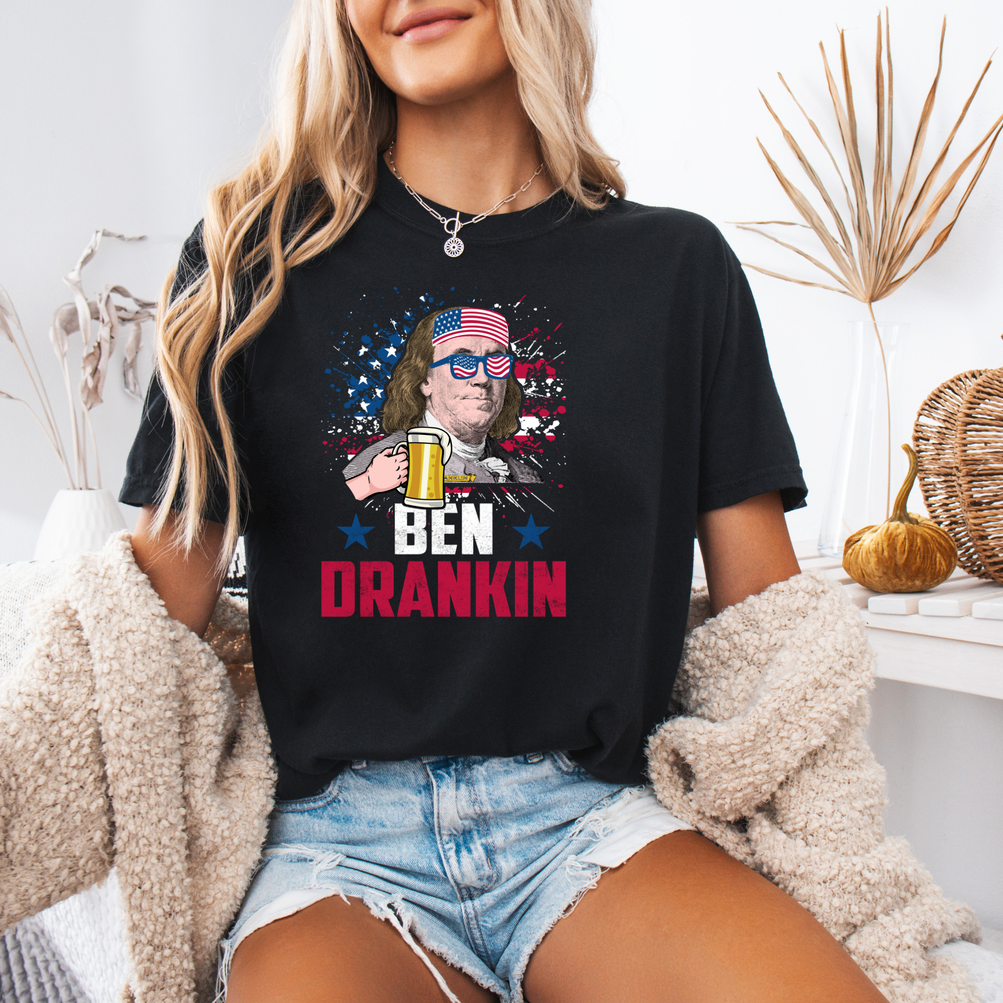 “Ben Drankin” Patriotic Beer T-Shirt