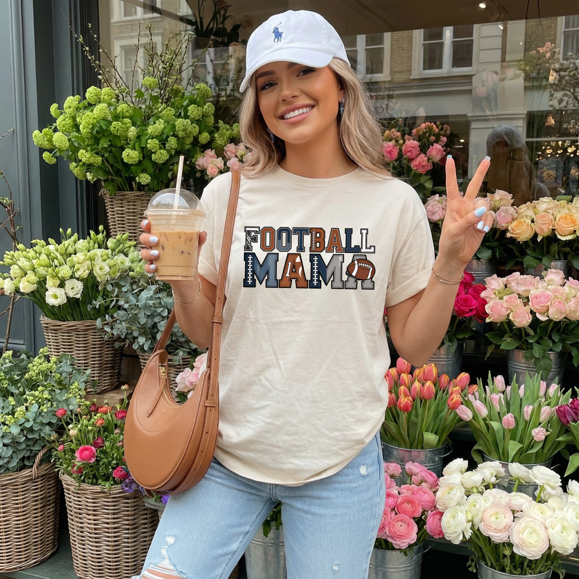 Football Mama T-Shirt – Proud Mom Football Fan Tee