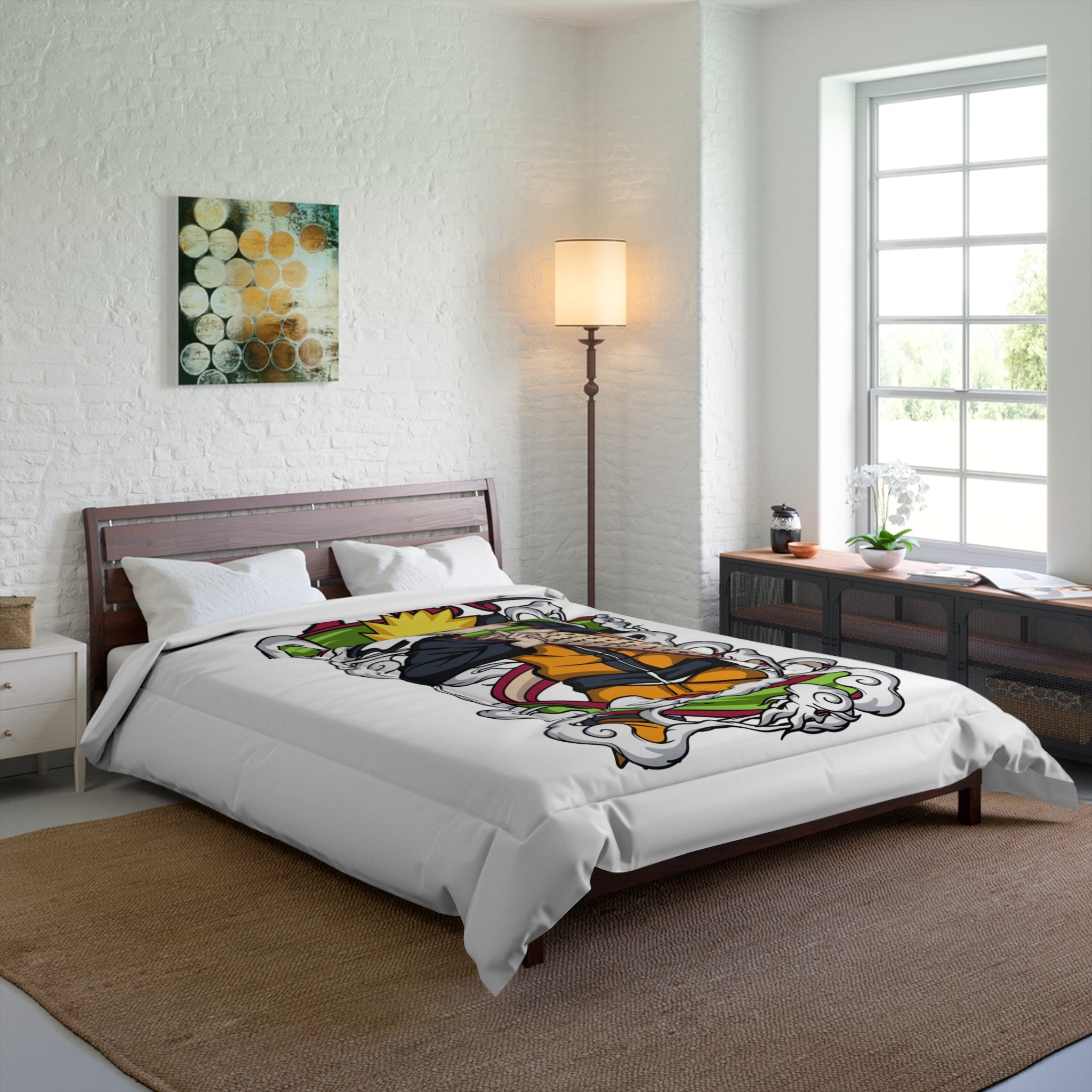 Anime Ninja Comforter – Naruto Scroll Graphic Bedding