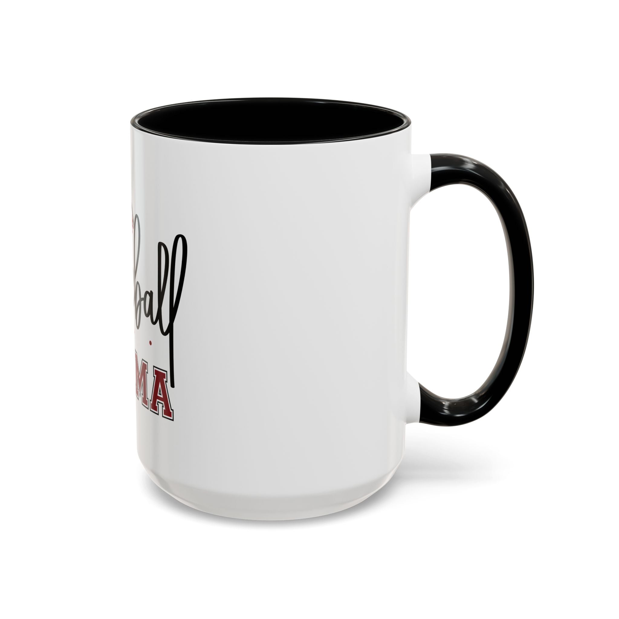 Baseball Mama Accent Coffee Mug — 11/15oz Ceramic Gift for Baseball Moms