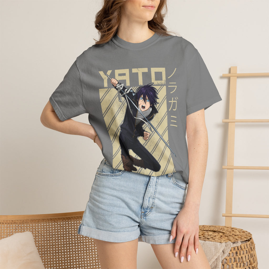 Yato Anime Sword T‑Shirt — Noragami Character Graphic Tee