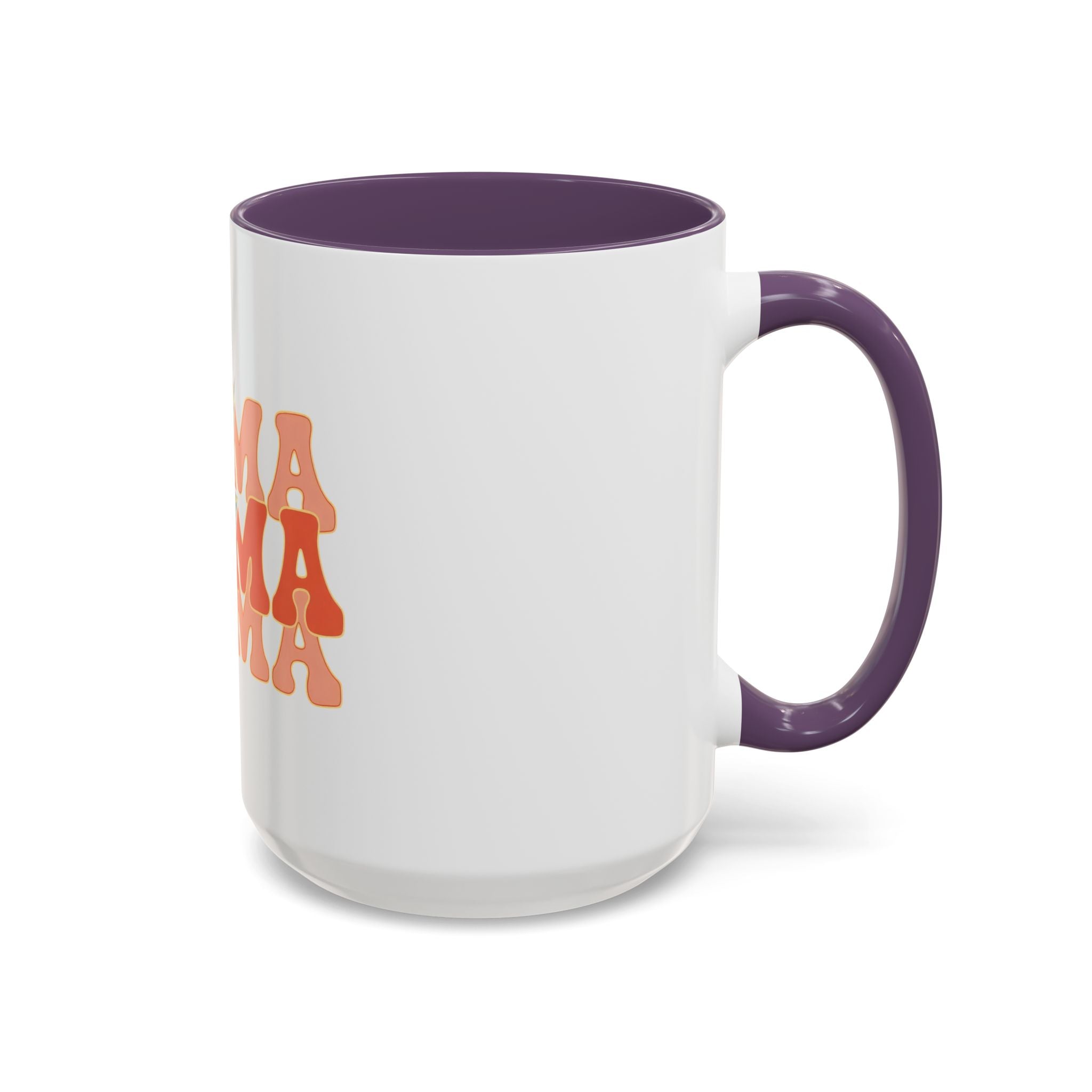 Mama Lightning Bolt Accent Coffee Mug — Retro Boho Mom Gift (11/15oz)