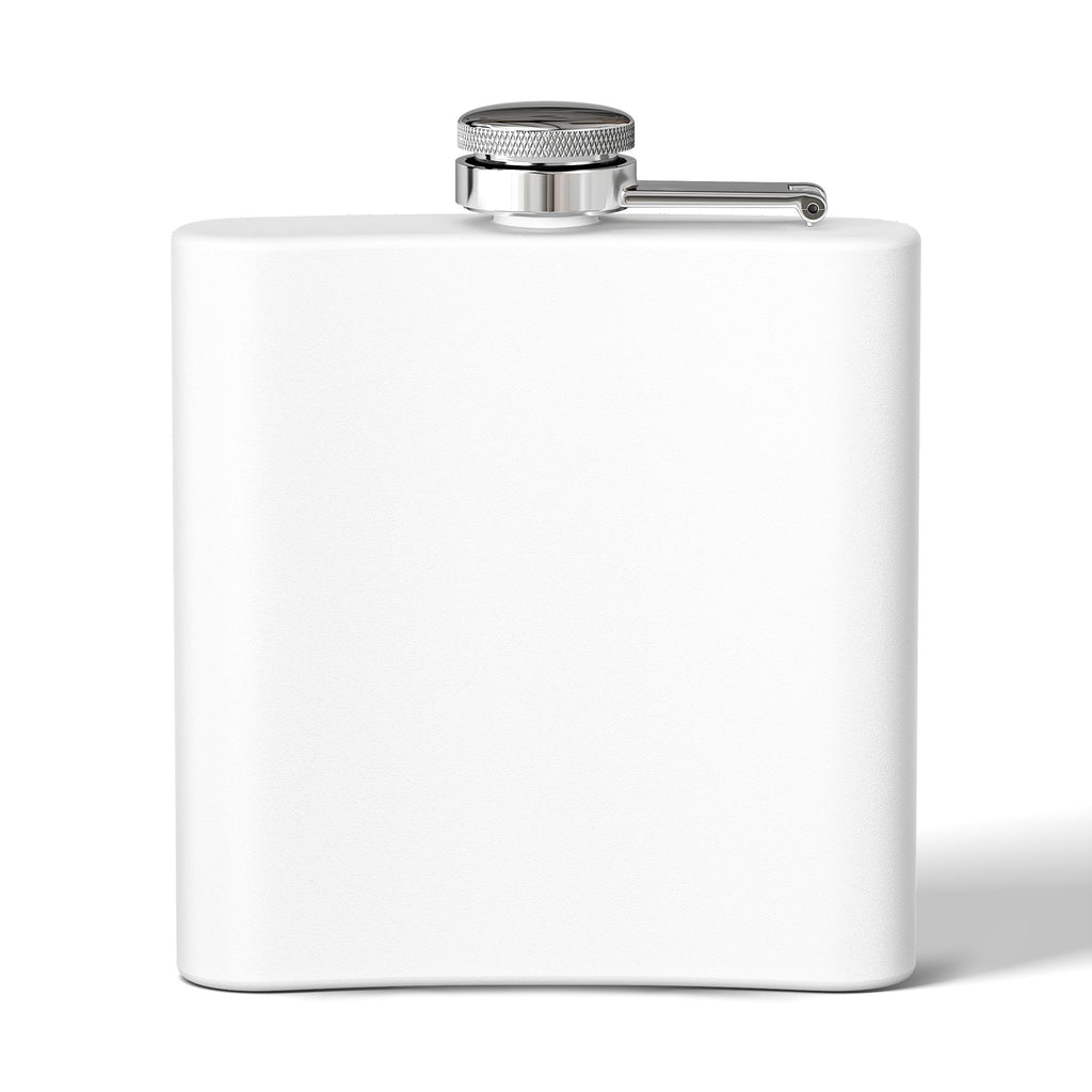 6oz Stainless Steel Flask — Anime Character Face Design