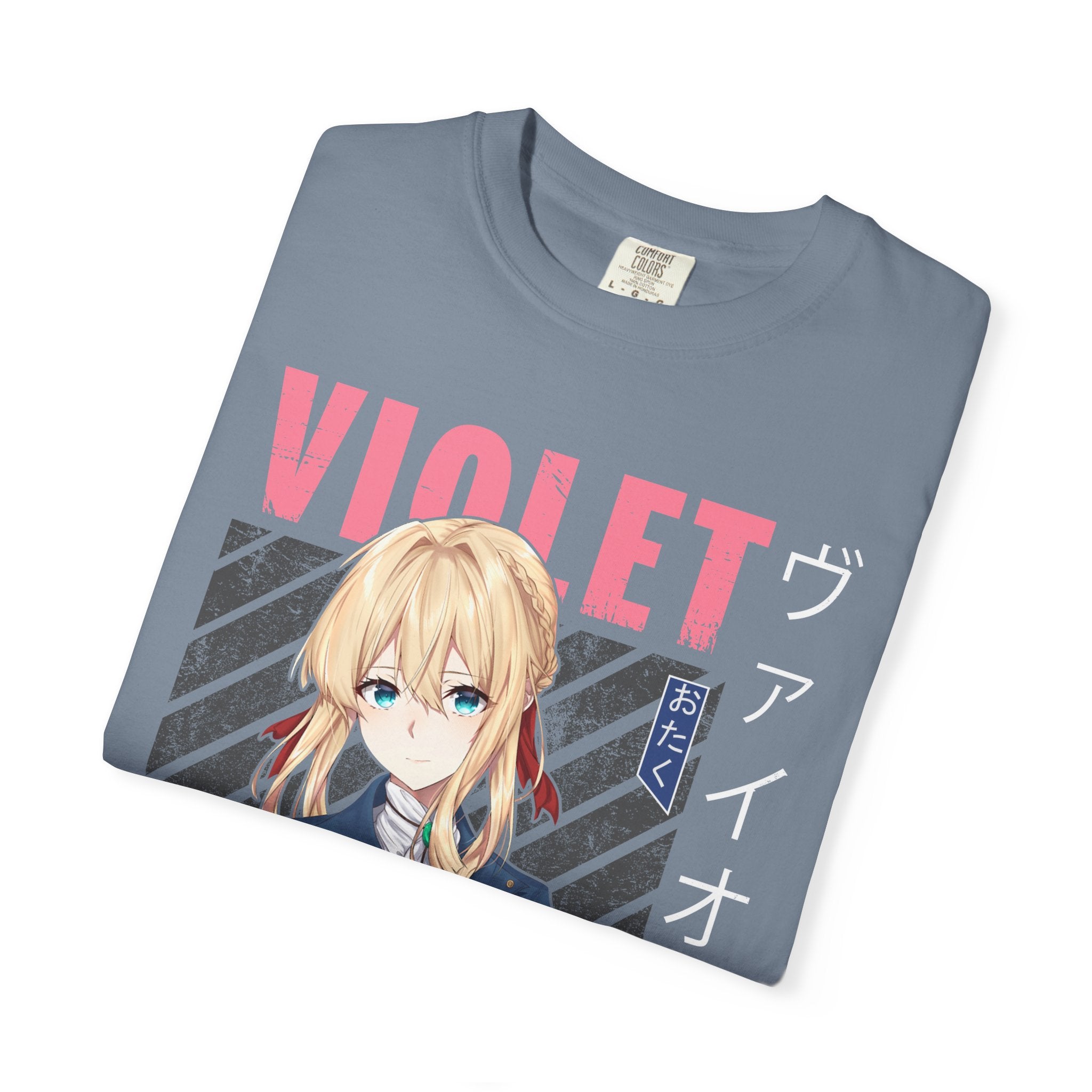 Violet Otaku Anime Graphic T-Shirt