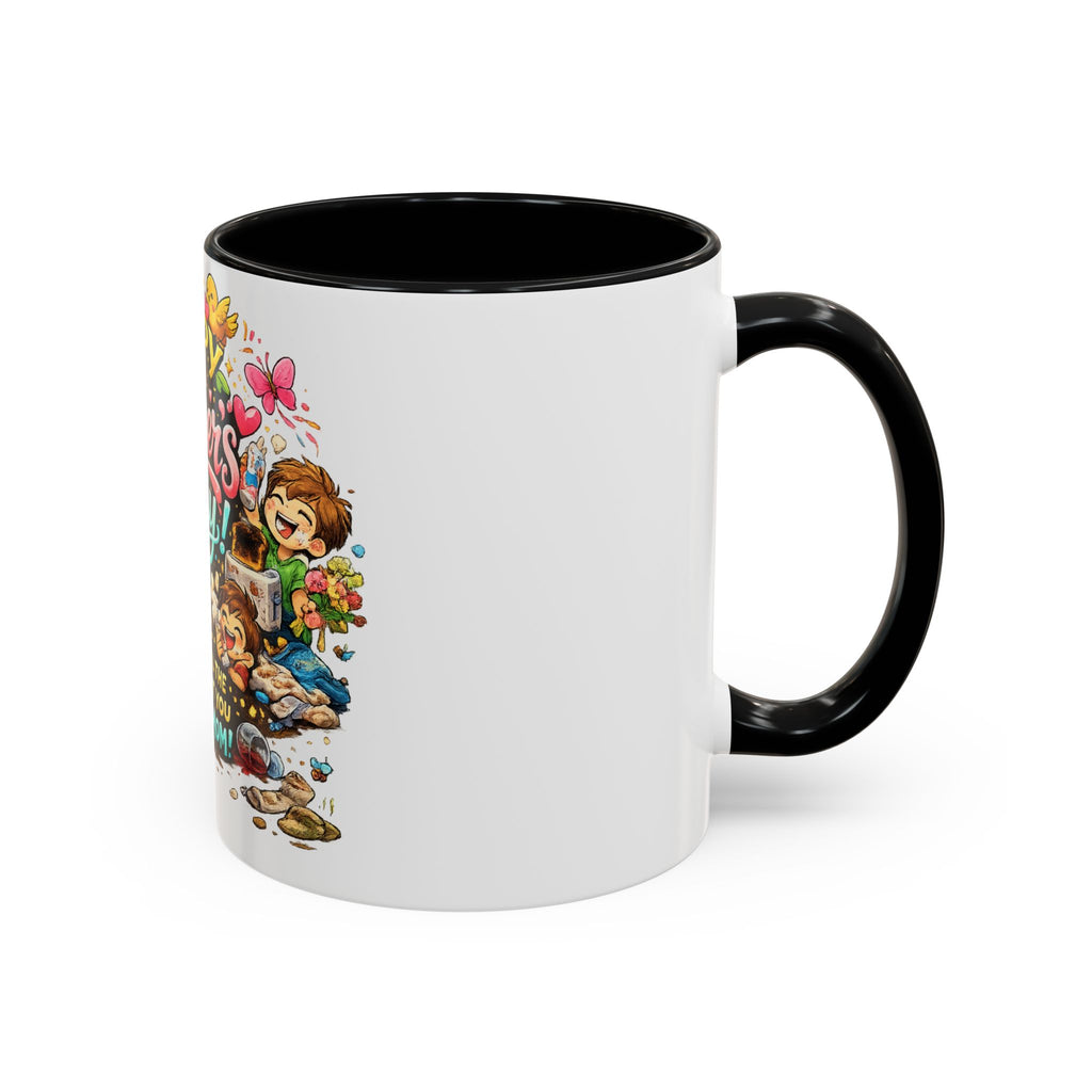 Mother's Day Coffee Mug — "Happy Mother's Day! Sorry for All the Sh*t" Funny Ceramic Accent Mug