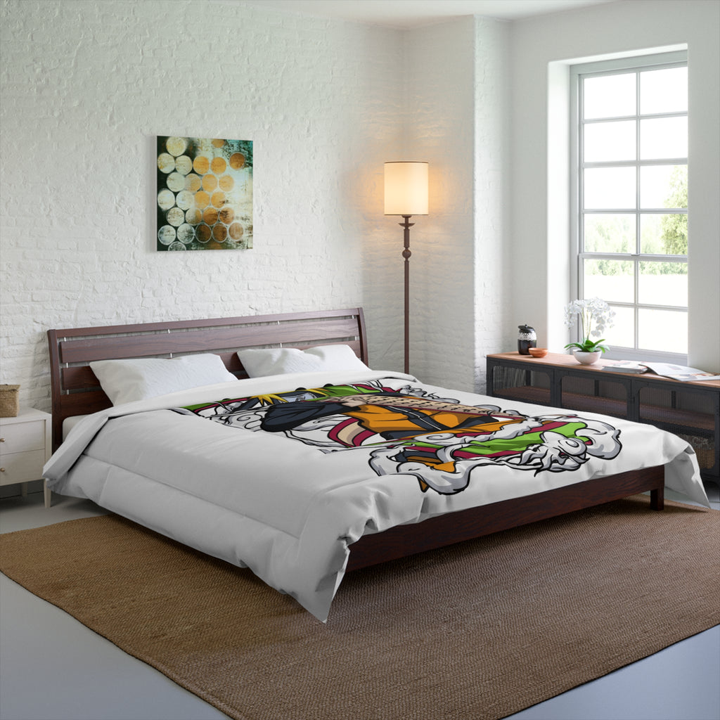 Anime Ninja Comforter – Naruto Scroll Graphic Bedding
