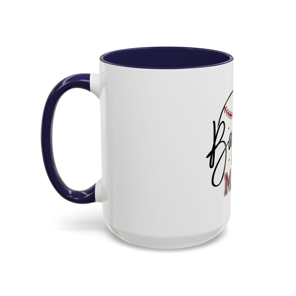 Baseball Mama Accent Coffee Mug — 11/15oz Ceramic Gift for Baseball Moms
