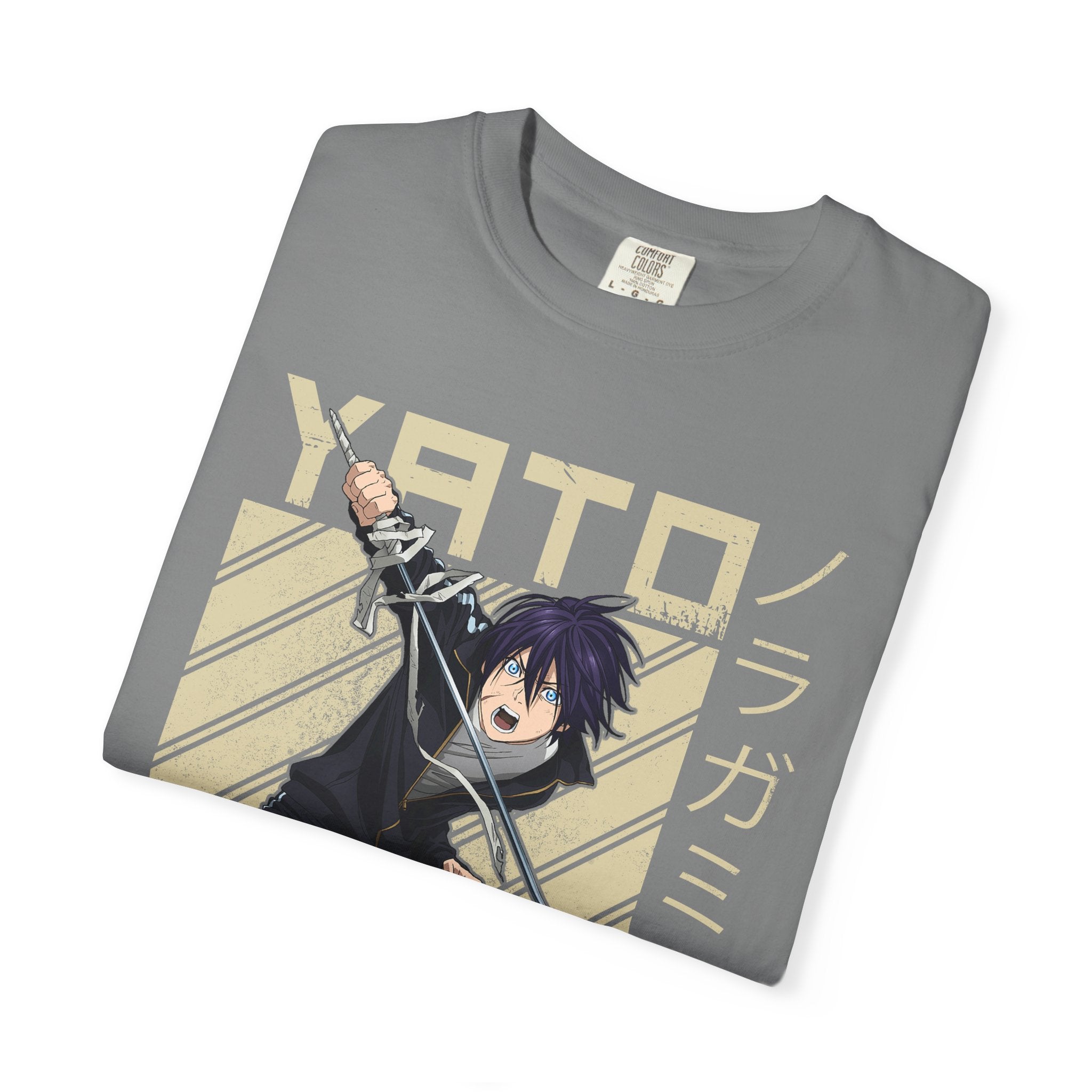 Yato Anime Sword T‑Shirt — Noragami Character Graphic Tee