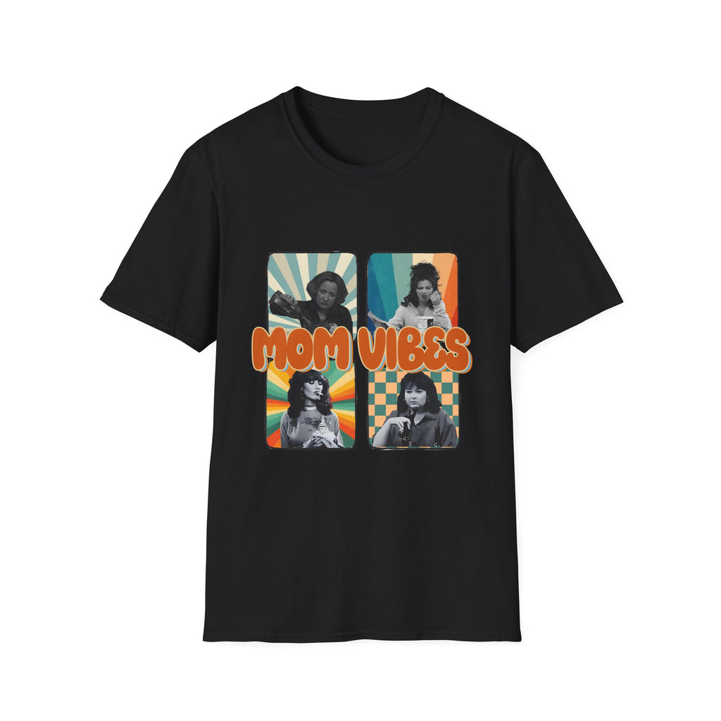 Mom Vibes Retro Photo T-Shirt