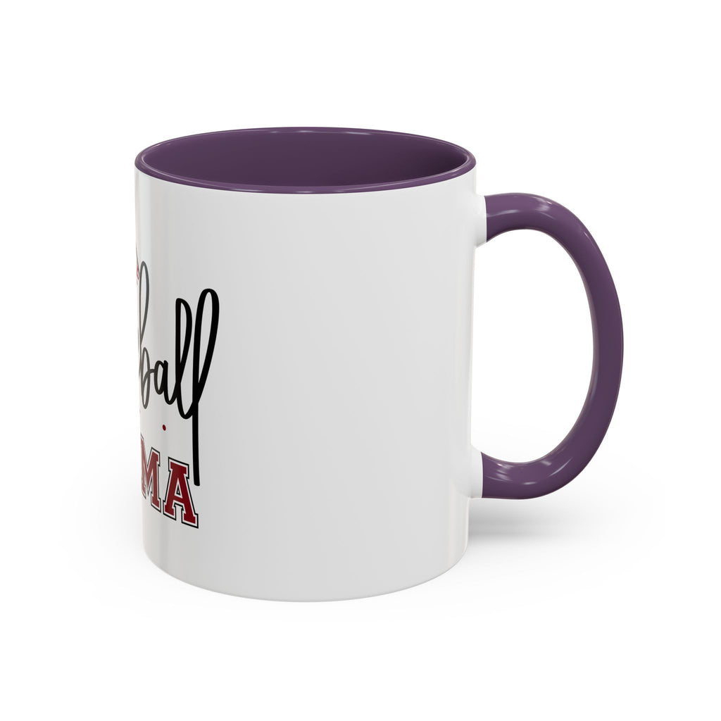 Baseball Mama Accent Coffee Mug — 11/15oz Ceramic Gift for Baseball Moms