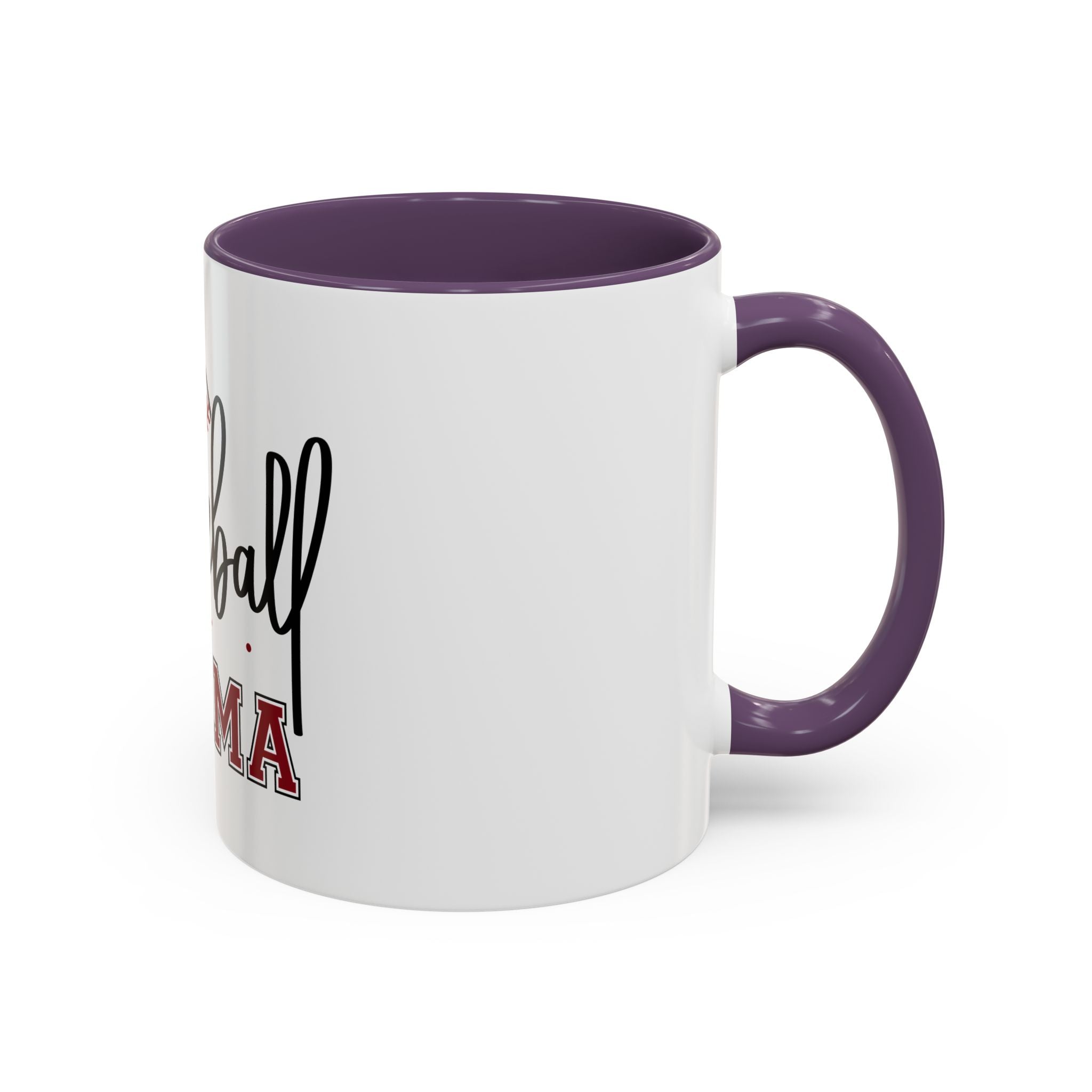 Baseball Mama Accent Coffee Mug — 11/15oz Ceramic Gift for Baseball Moms