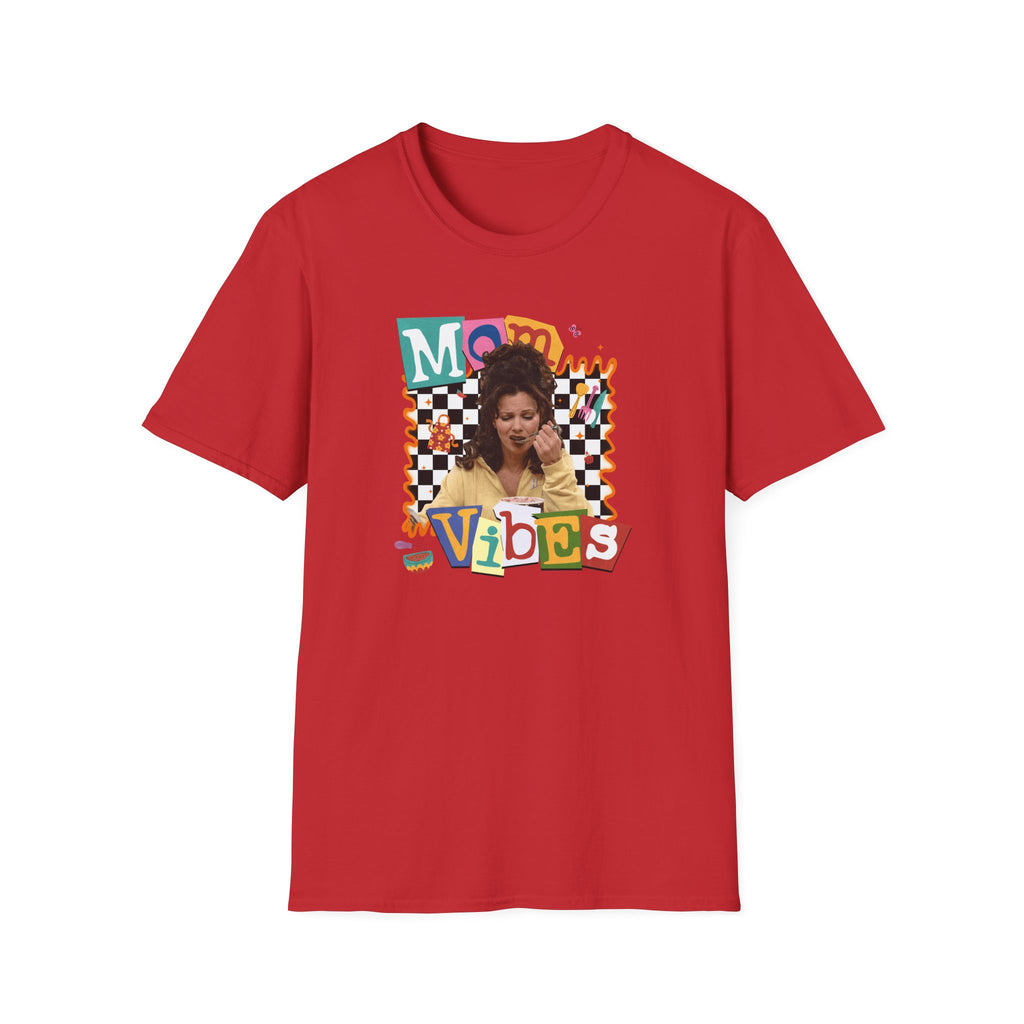 Mom Vibes T-Shirt — Retro Collage Graphic Tee for Moms