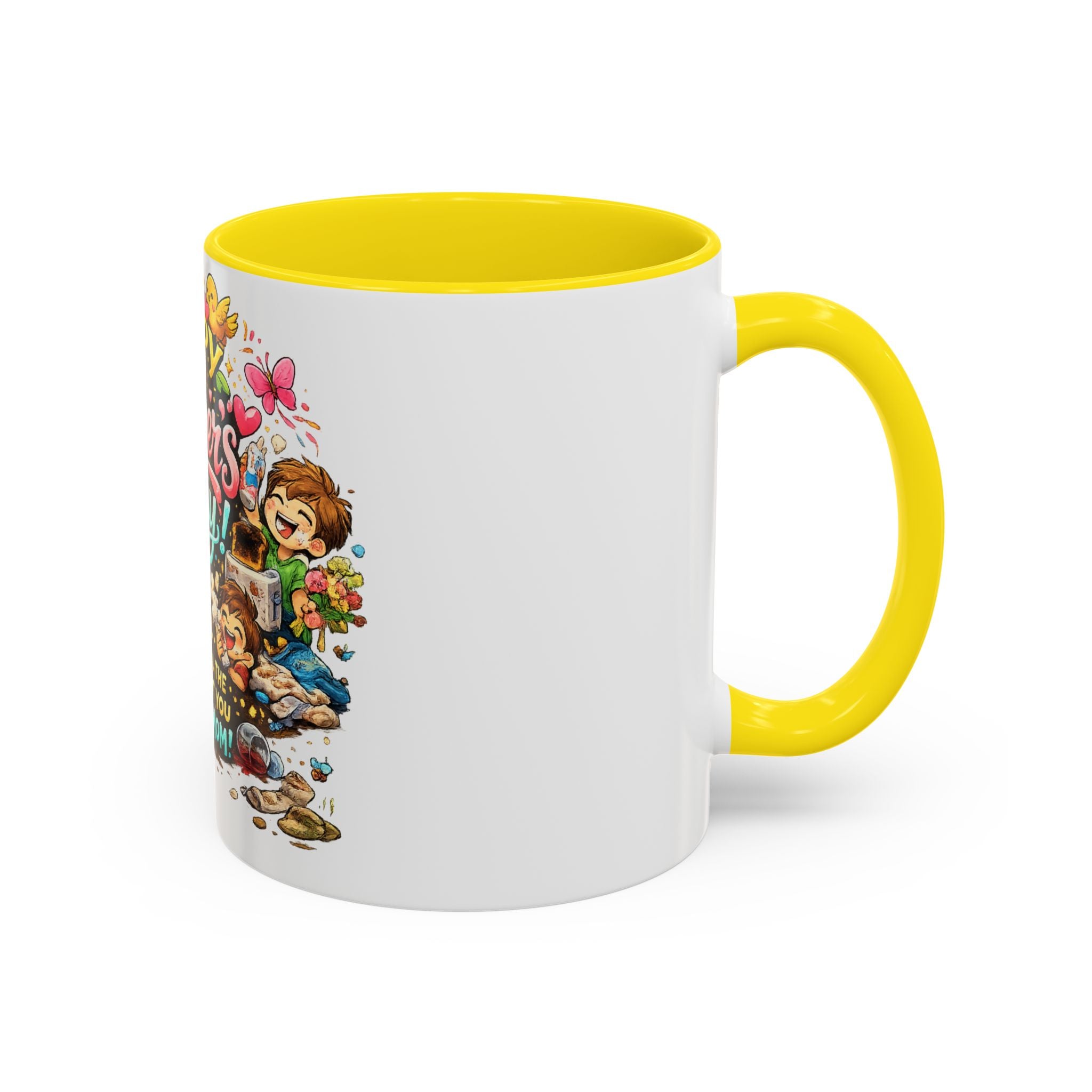 Mother's Day Coffee Mug — "Happy Mother's Day! Sorry for All the Sh*t" Funny Ceramic Accent Mug