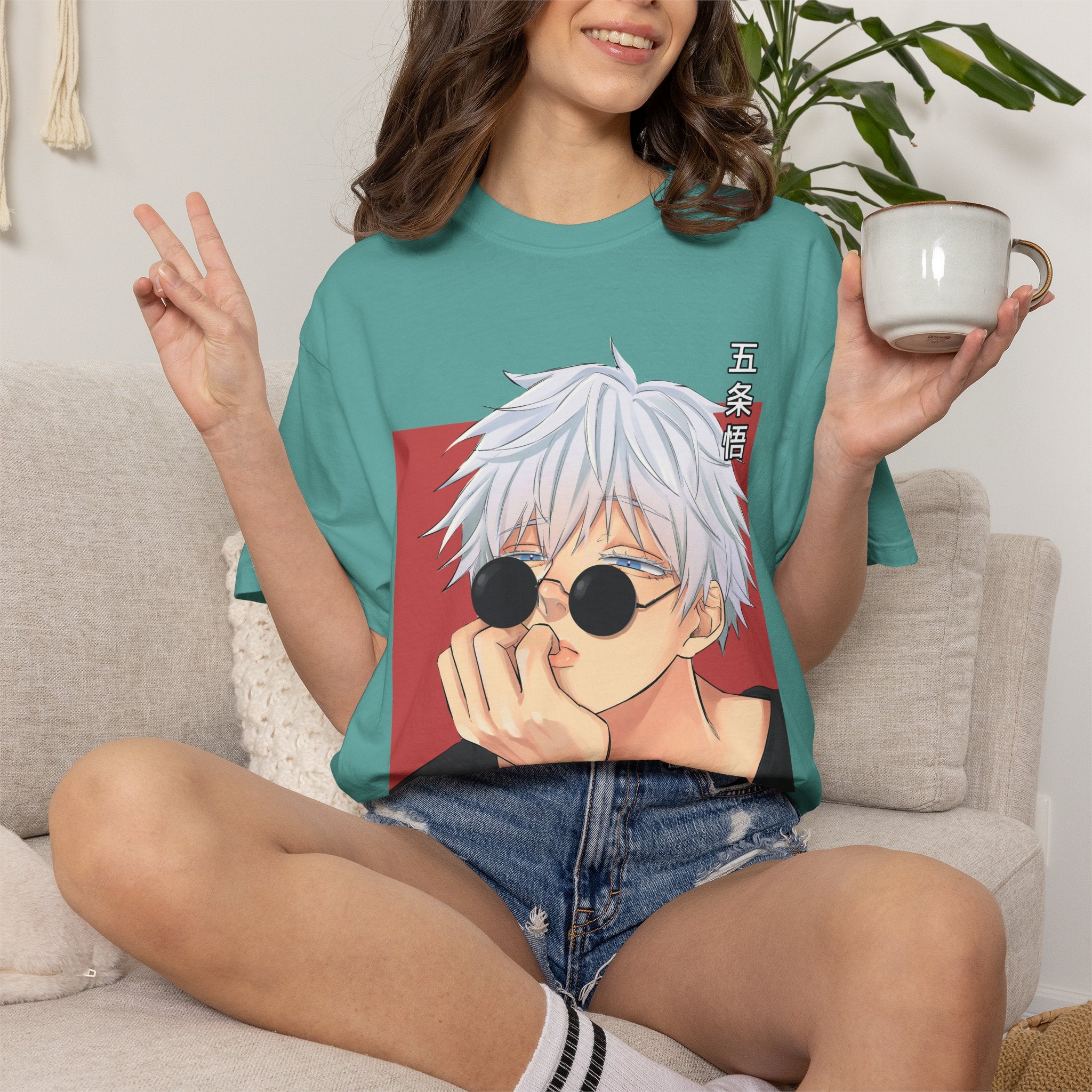 Satoru Anime Art T-Shirt