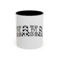 Mama Checkerboard Pattern Accent Coffee Mug (11/15oz)