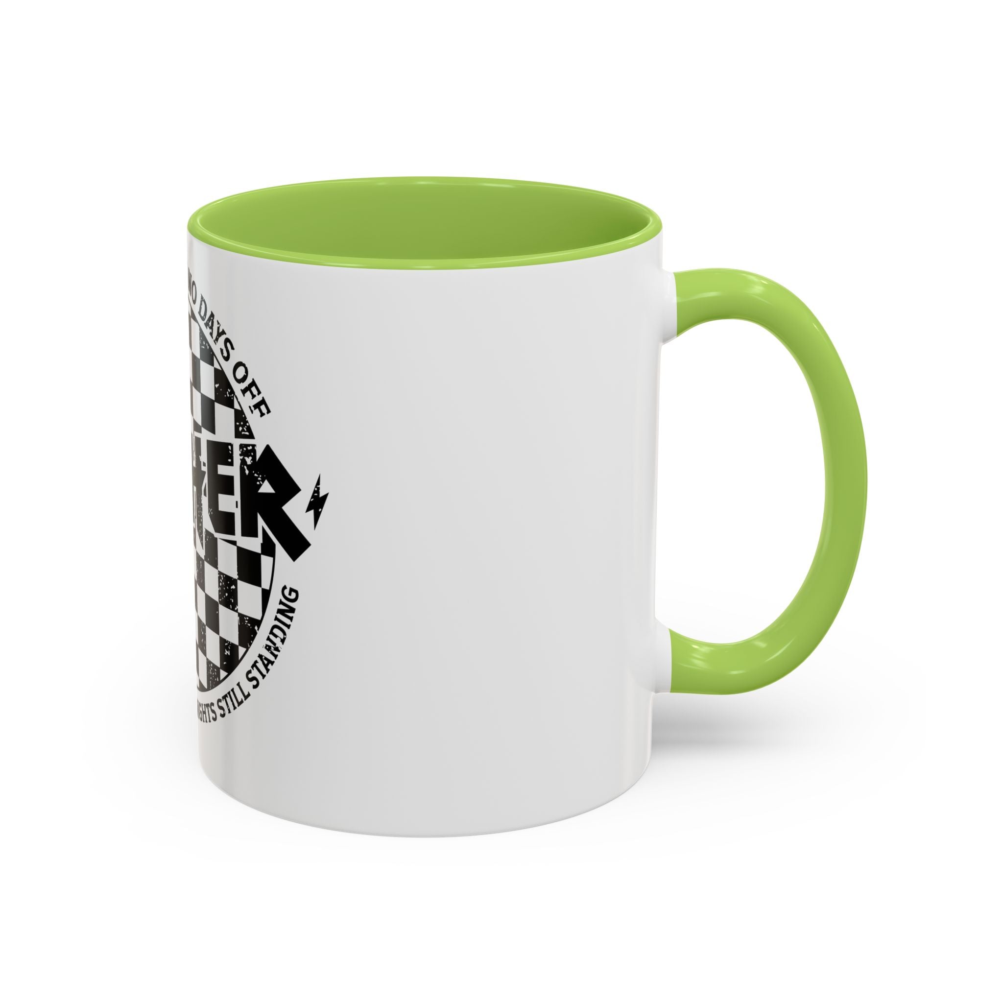 Mother Checkerboard Coffee Mug — "Full Time Job With No Days Off"