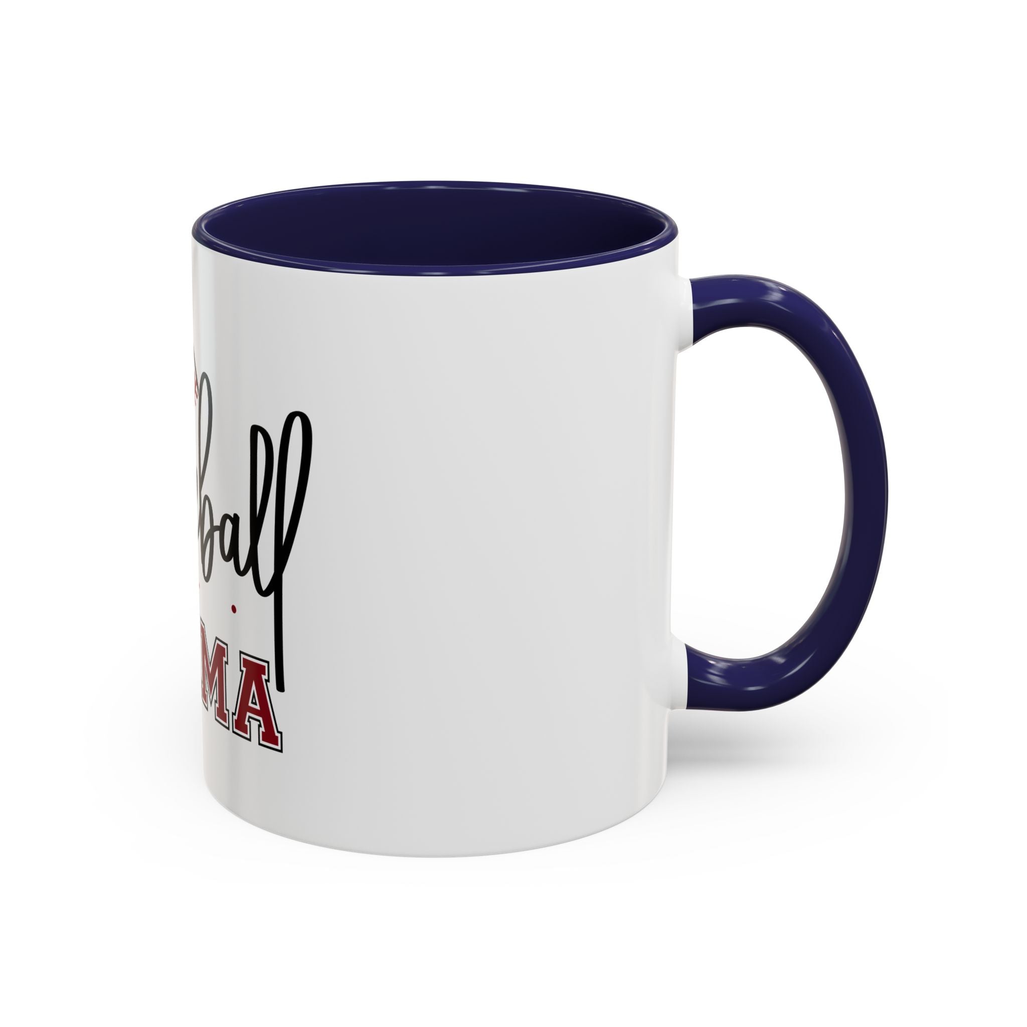 Baseball Mama Accent Coffee Mug — 11/15oz Ceramic Gift for Baseball Moms