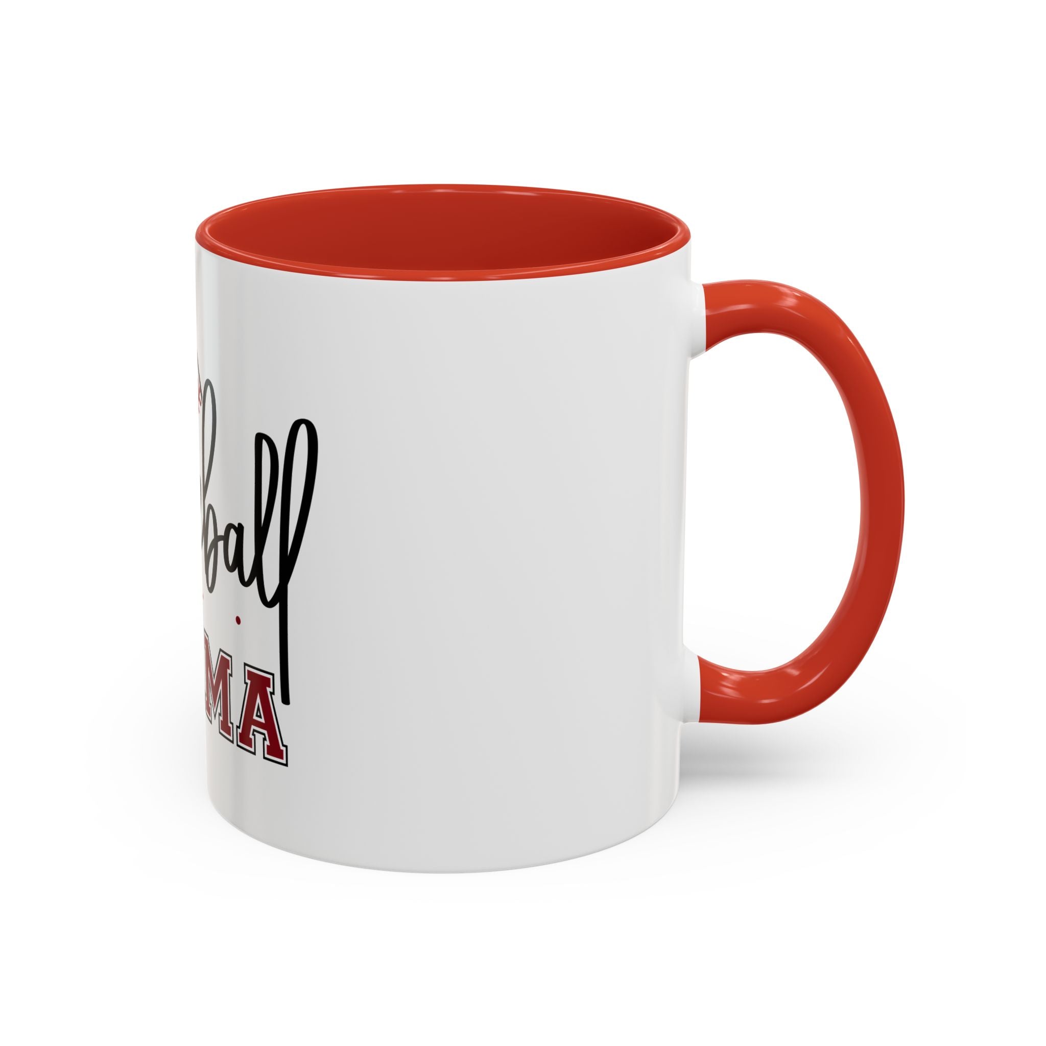 Baseball Mama Accent Coffee Mug — 11/15oz Ceramic Gift for Baseball Moms