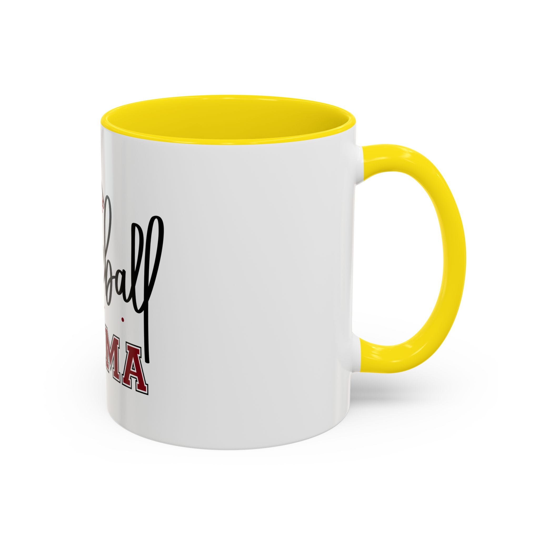 Baseball Mama Accent Coffee Mug — 11/15oz Ceramic Gift for Baseball Moms