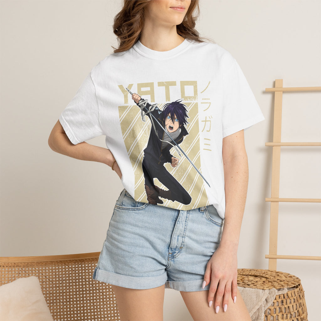 Yato Anime Sword T‑Shirt — Noragami Character Graphic Tee