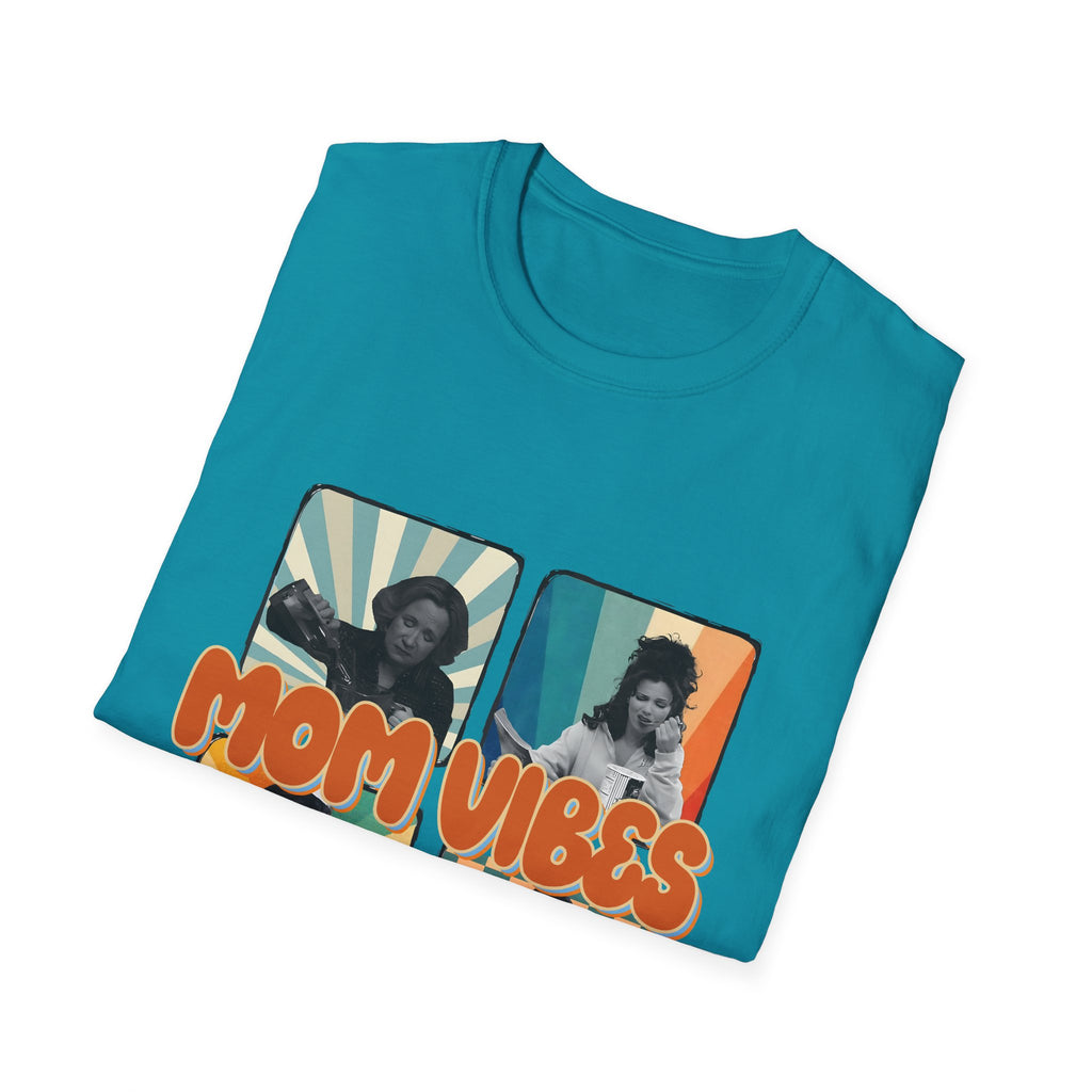 Mom Vibes Retro Photo T-Shirt