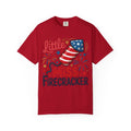 Little Miss Firecracker T-Shirt — Patriotic 4th of July Kids Tee
