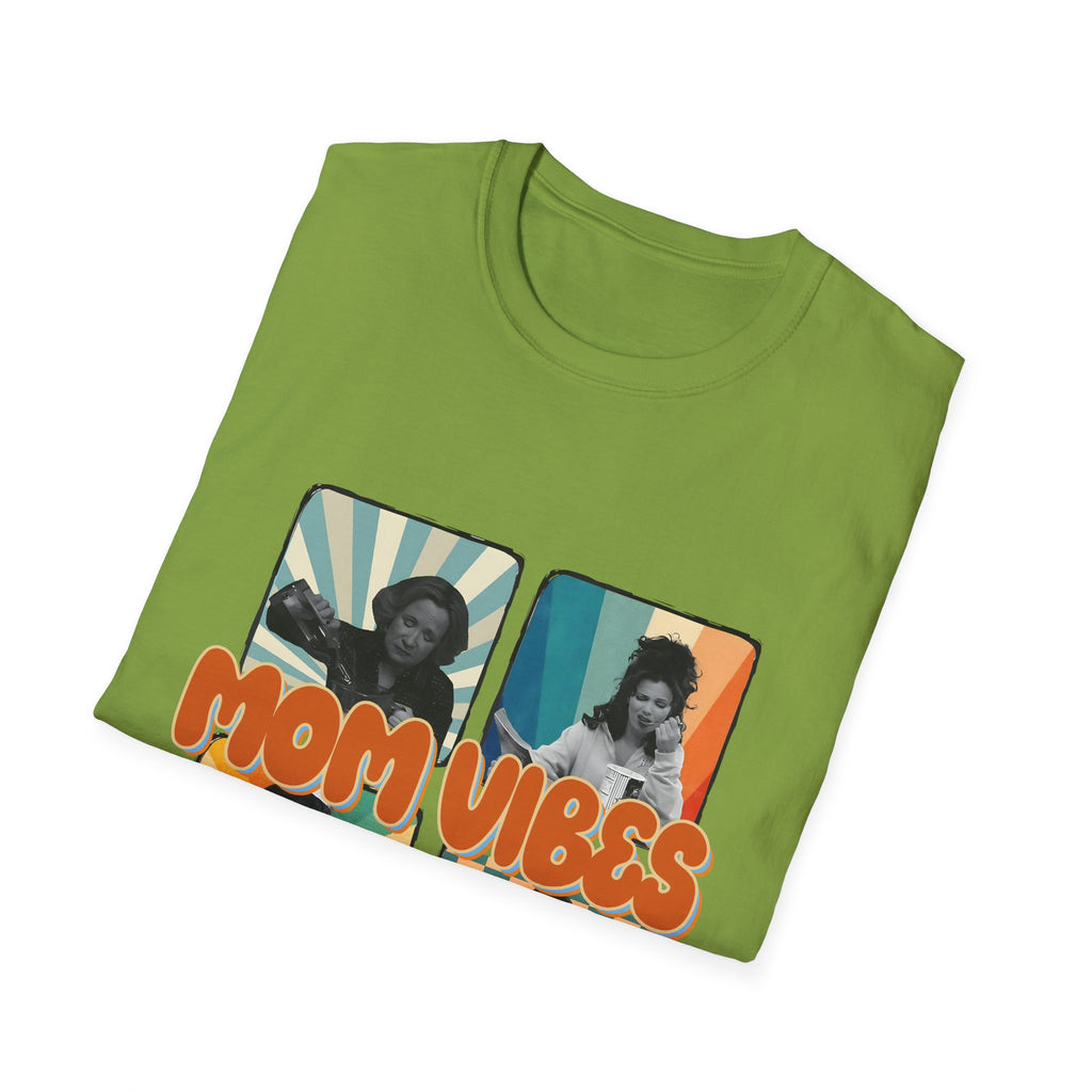 Mom Vibes Retro Photo T-Shirt
