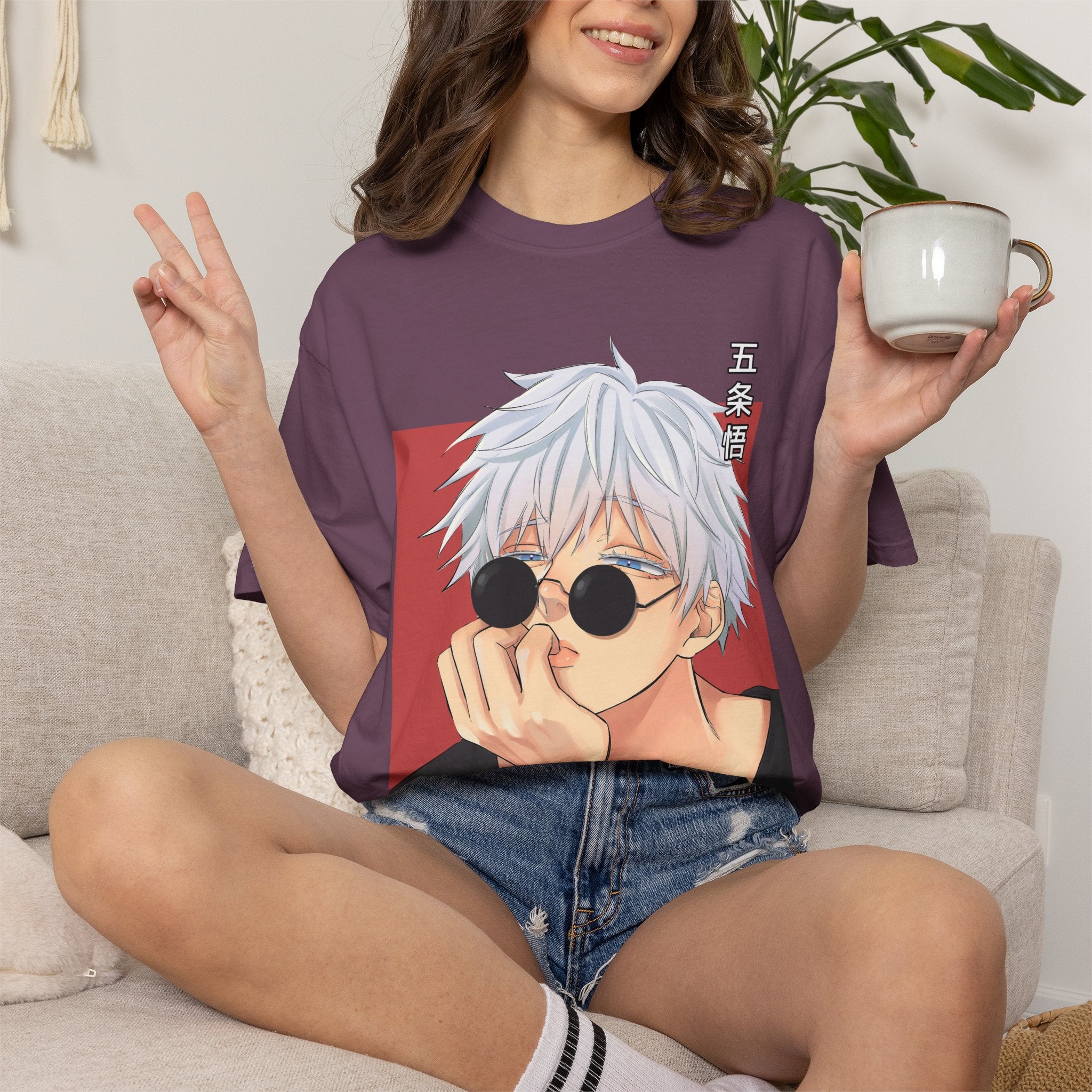 Satoru Anime Art T-Shirt