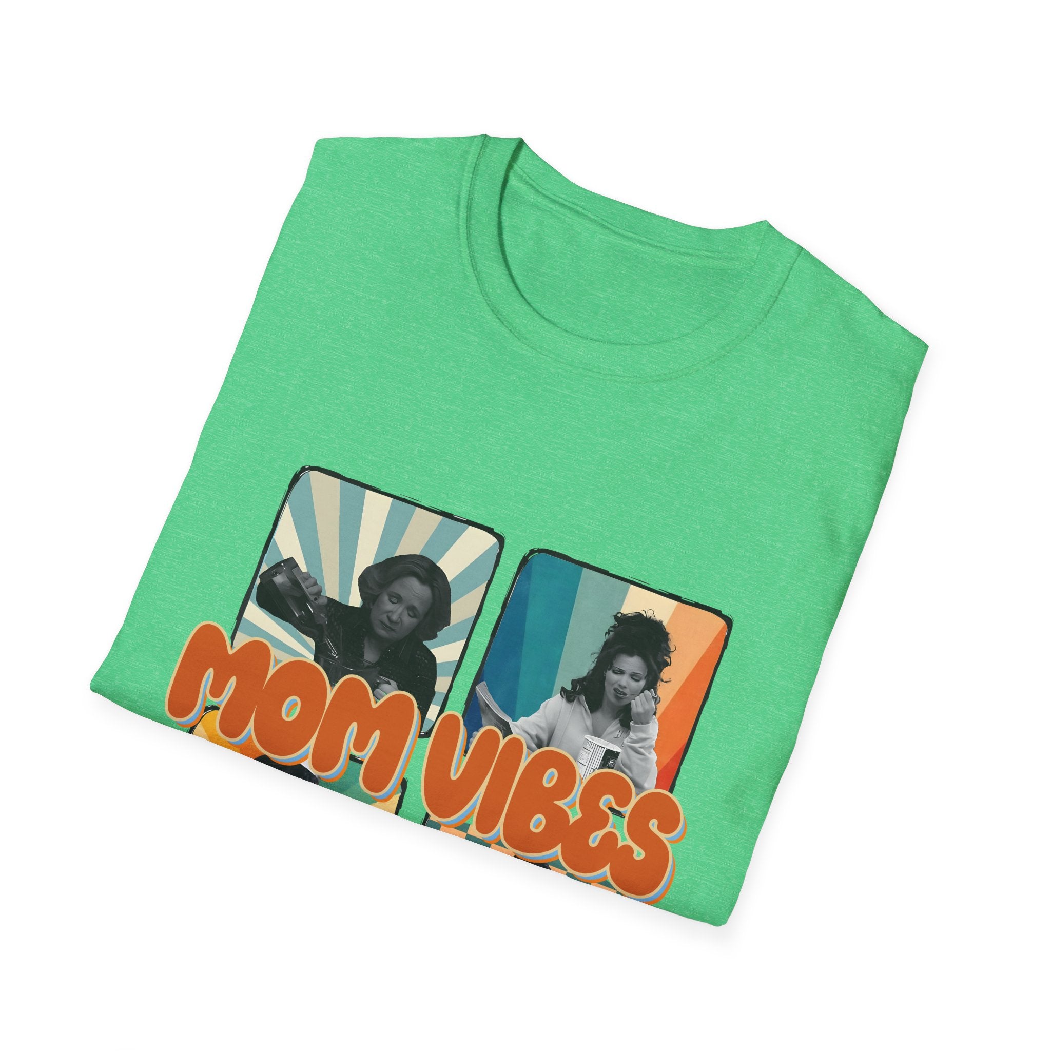 Mom Vibes Retro Photo T-Shirt
