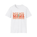 Mama Lightning Bolt T‑Shirt — Retro Floral 'MAMA' Graphic Tee