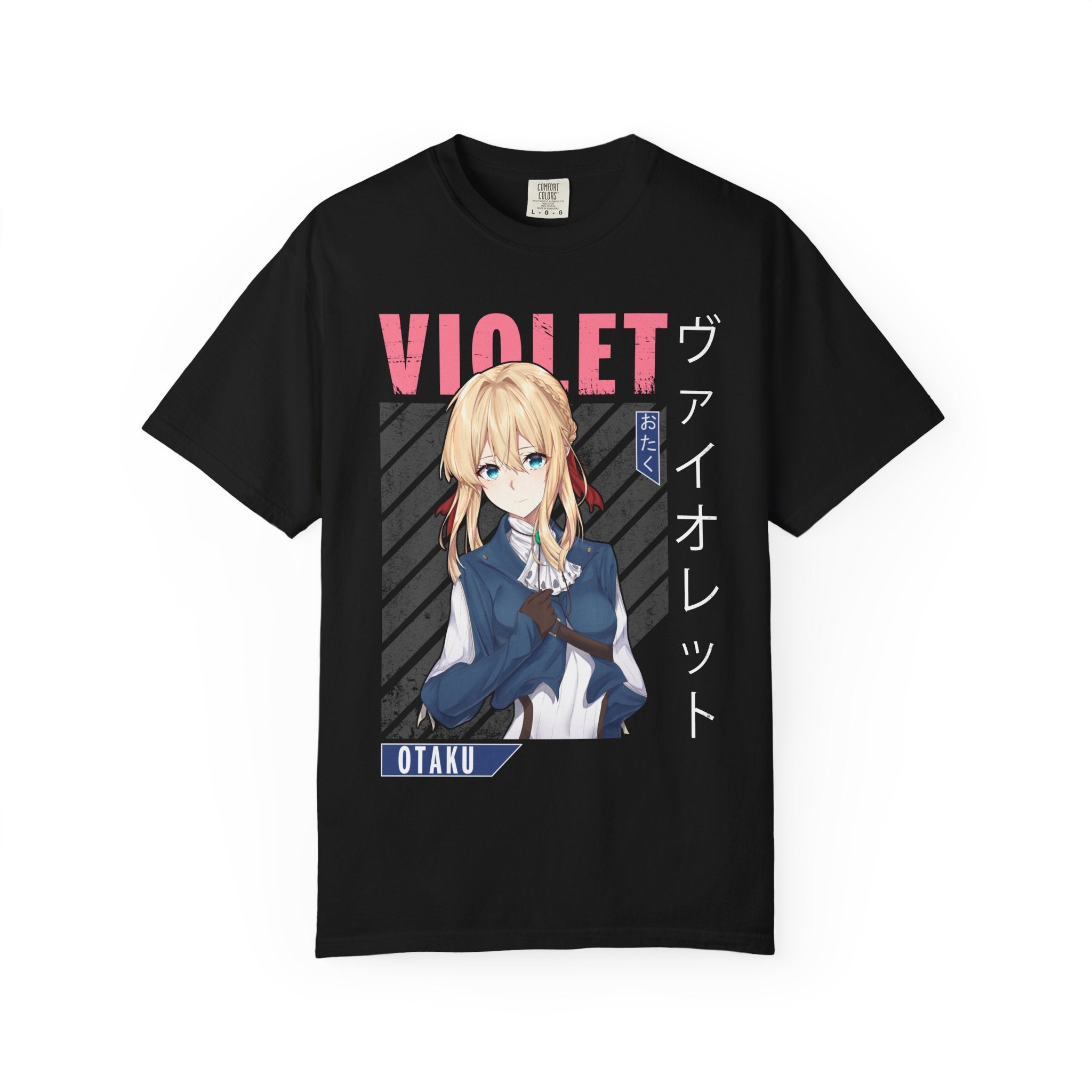 Violet Otaku Anime Graphic T-Shirt