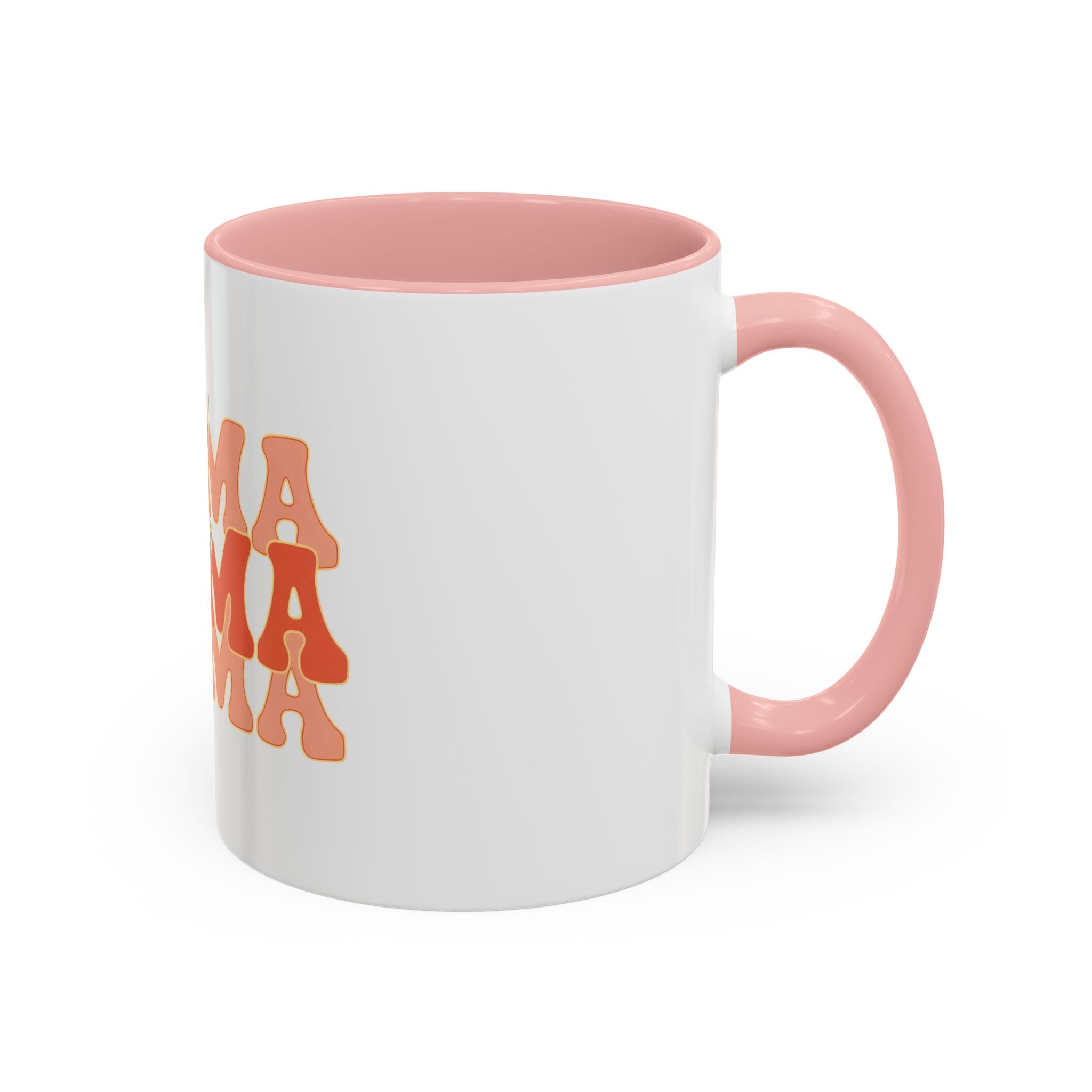 Mama Lightning Bolt Accent Coffee Mug — Retro Boho Mom Gift (11/15oz)