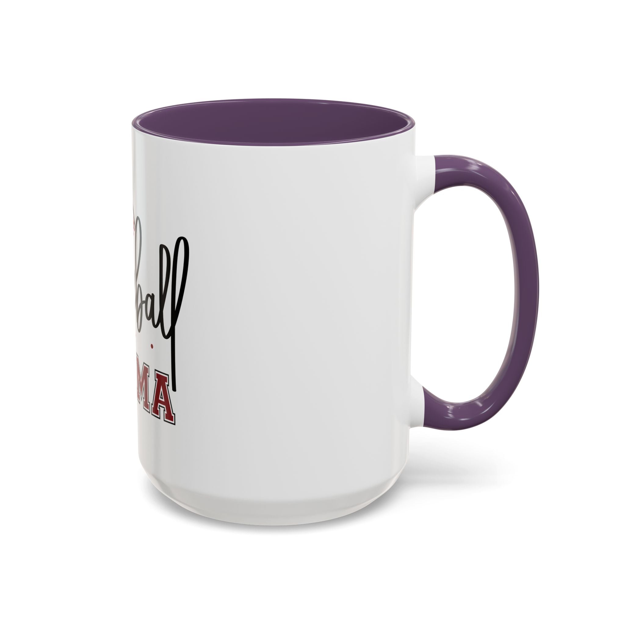 Baseball Mama Accent Coffee Mug — 11/15oz Ceramic Gift for Baseball Moms