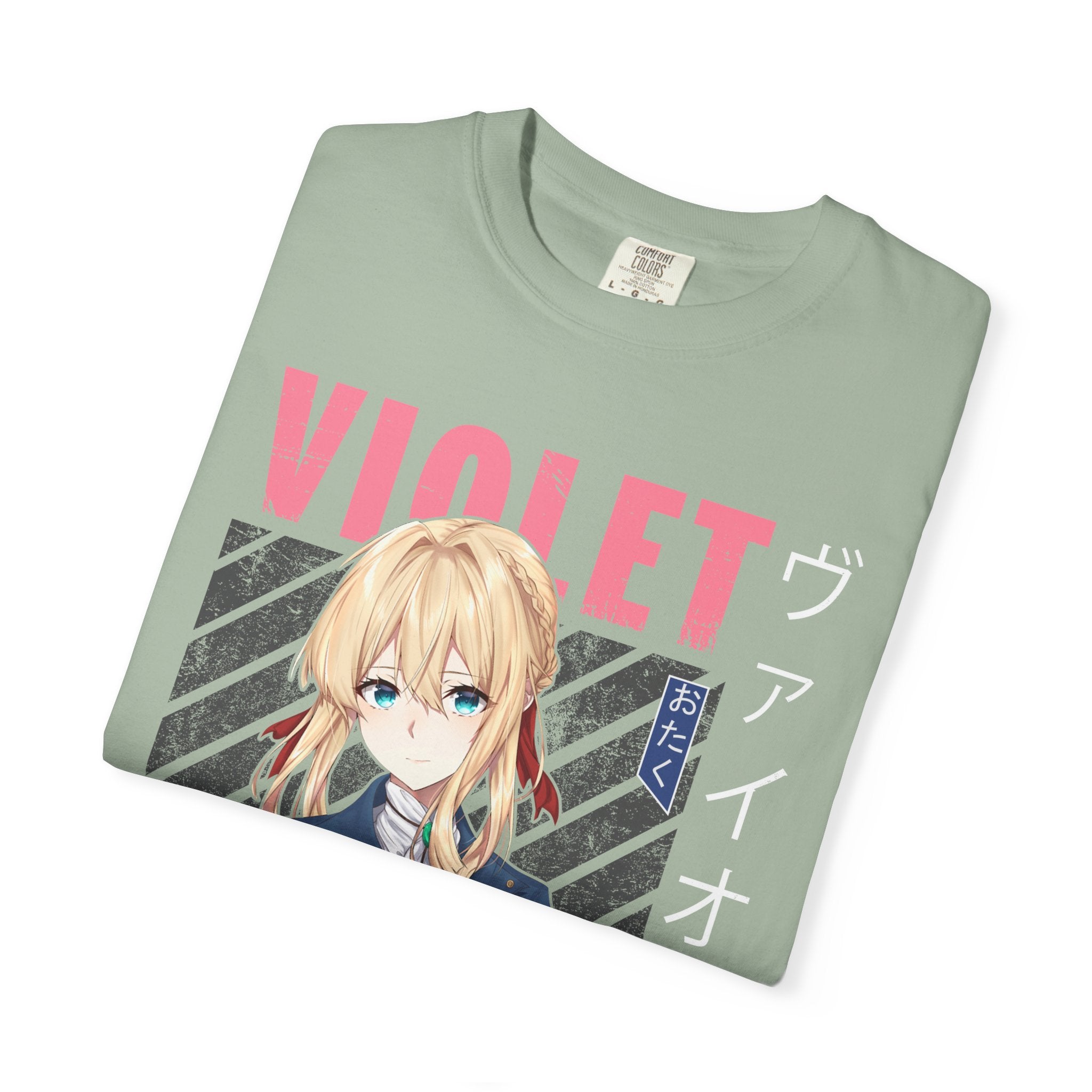 Violet Otaku Anime Graphic T-Shirt