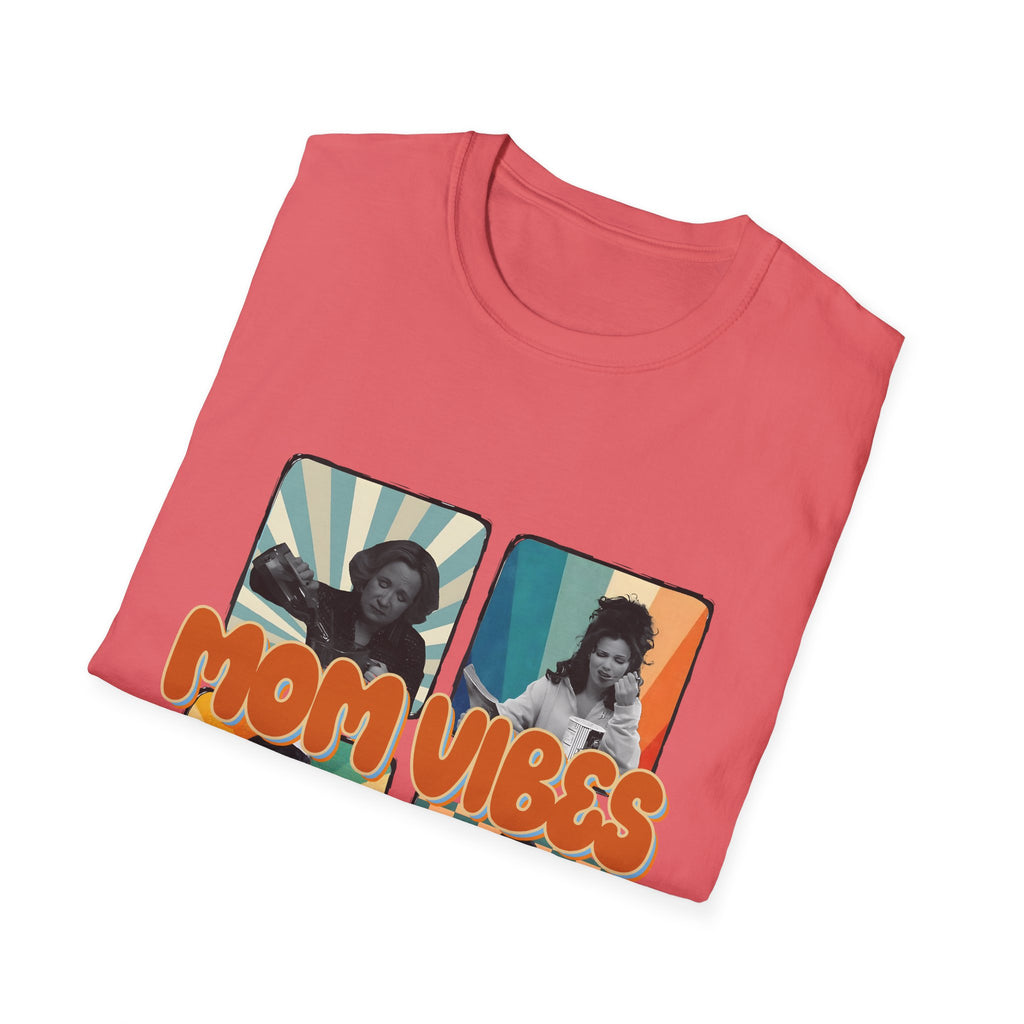 Mom Vibes Retro Photo T-Shirt