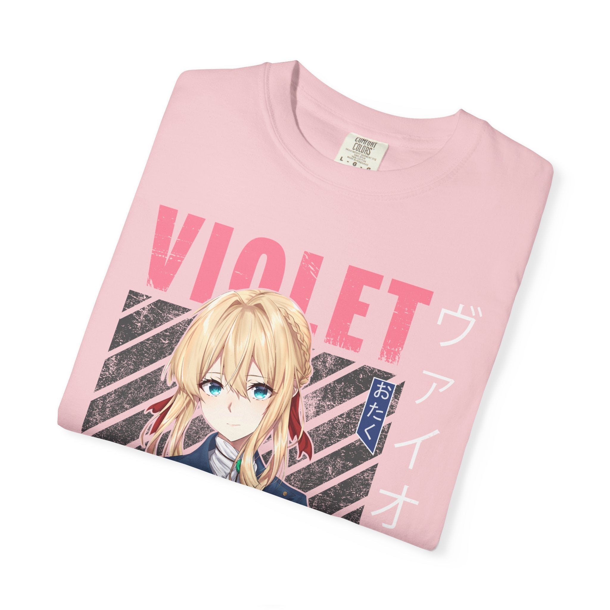Violet Otaku Anime Graphic T-Shirt