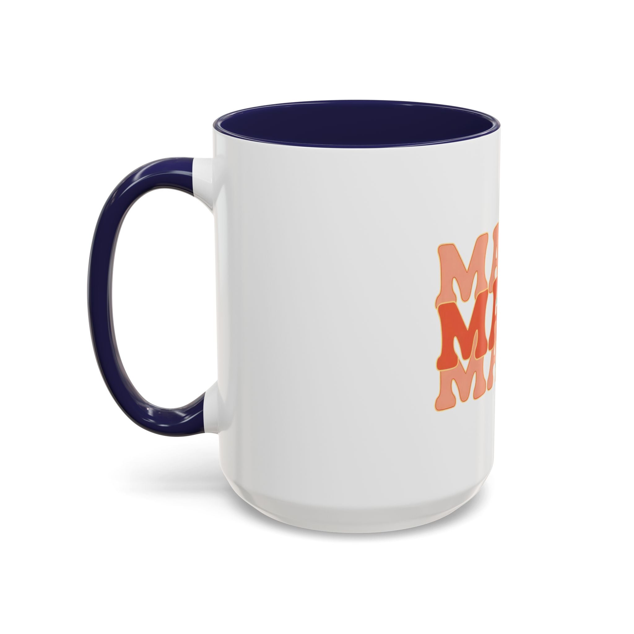Mama Lightning Bolt Accent Coffee Mug — Retro Boho Mom Gift (11/15oz)