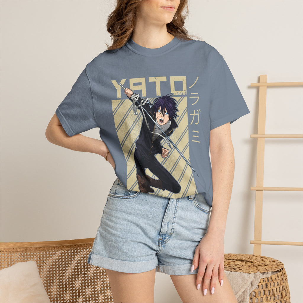 Yato Anime Sword T‑Shirt — Noragami Character Graphic Tee