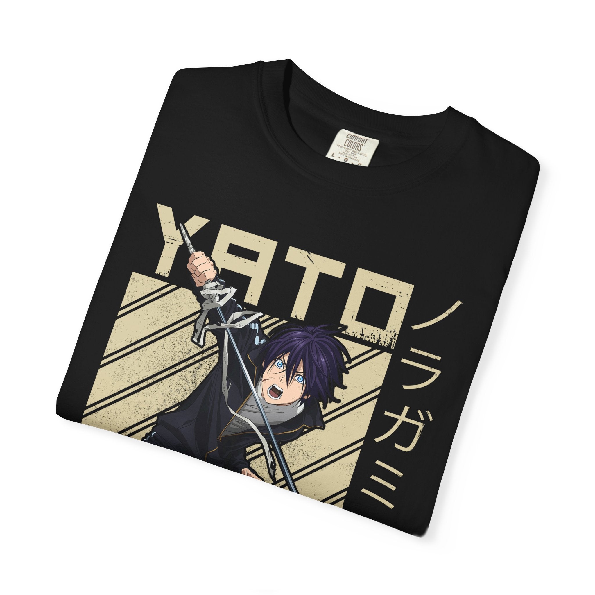 Yato Anime Sword T‑Shirt — Noragami Character Graphic Tee