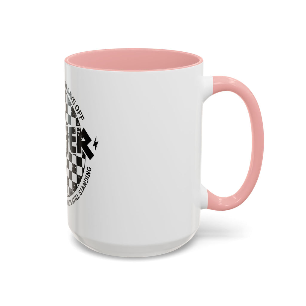 Mother Checkerboard Coffee Mug — "Full Time Job With No Days Off"