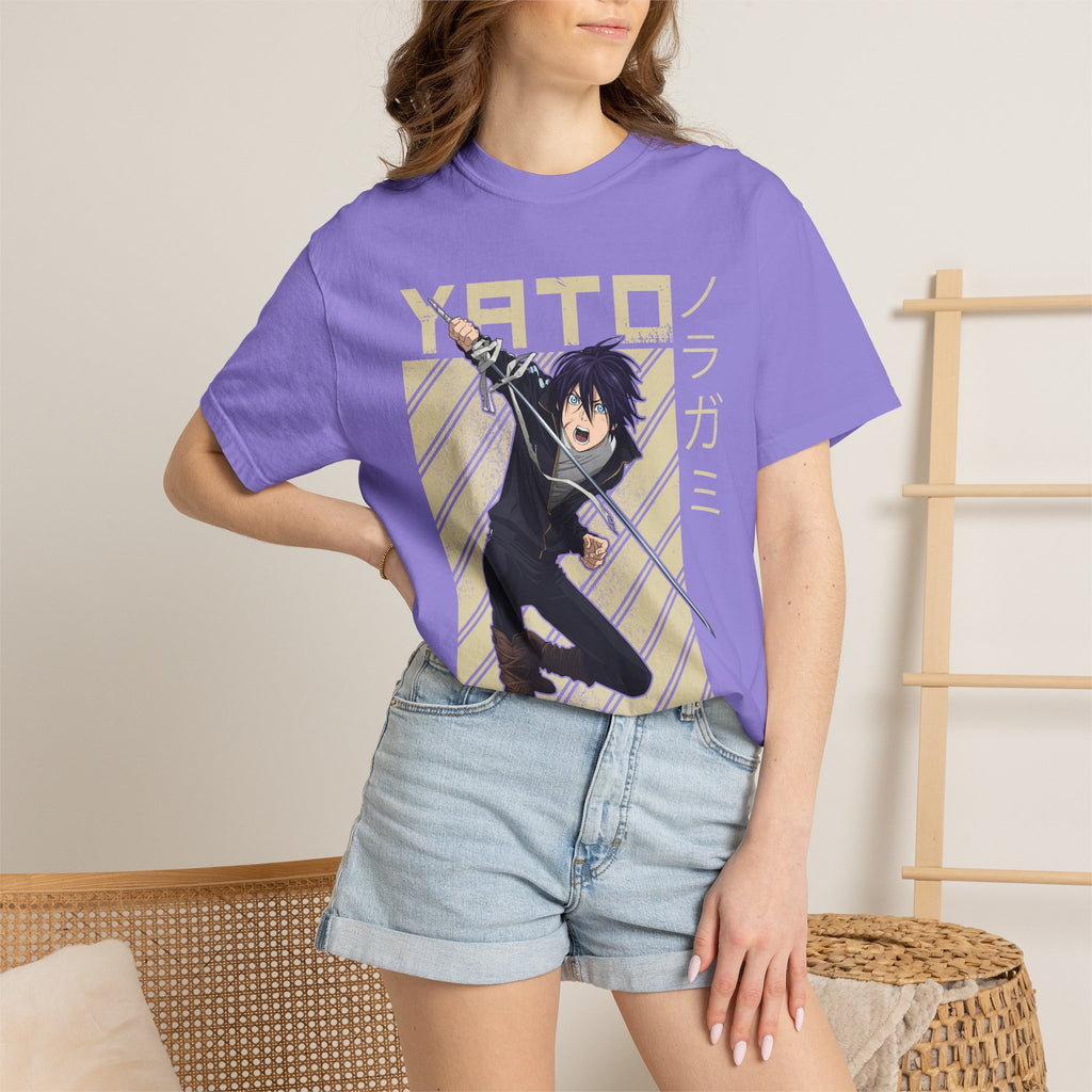 Yato Anime Sword T‑Shirt — Noragami Character Graphic Tee